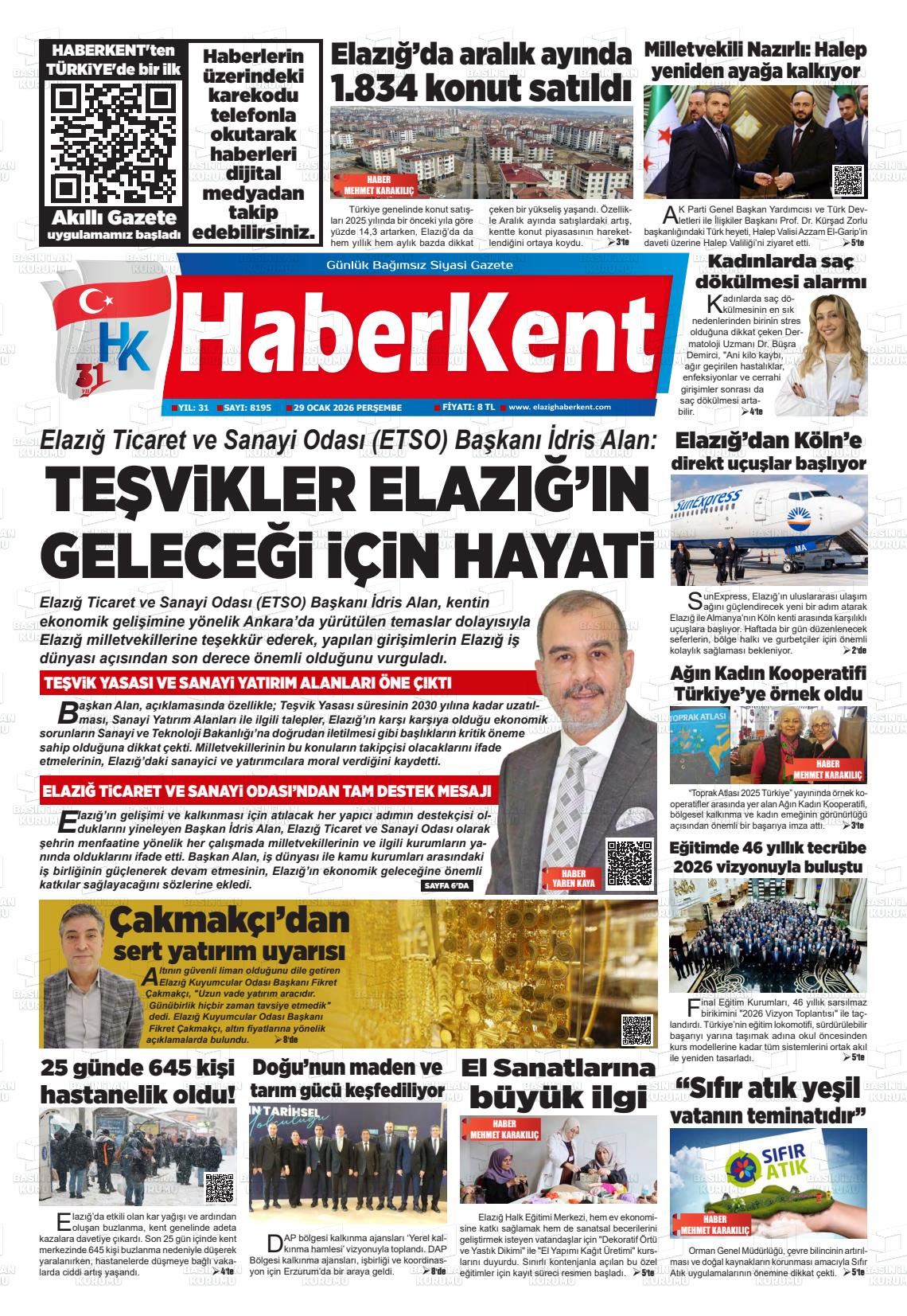 Elazig Yenicag 29.01.2026