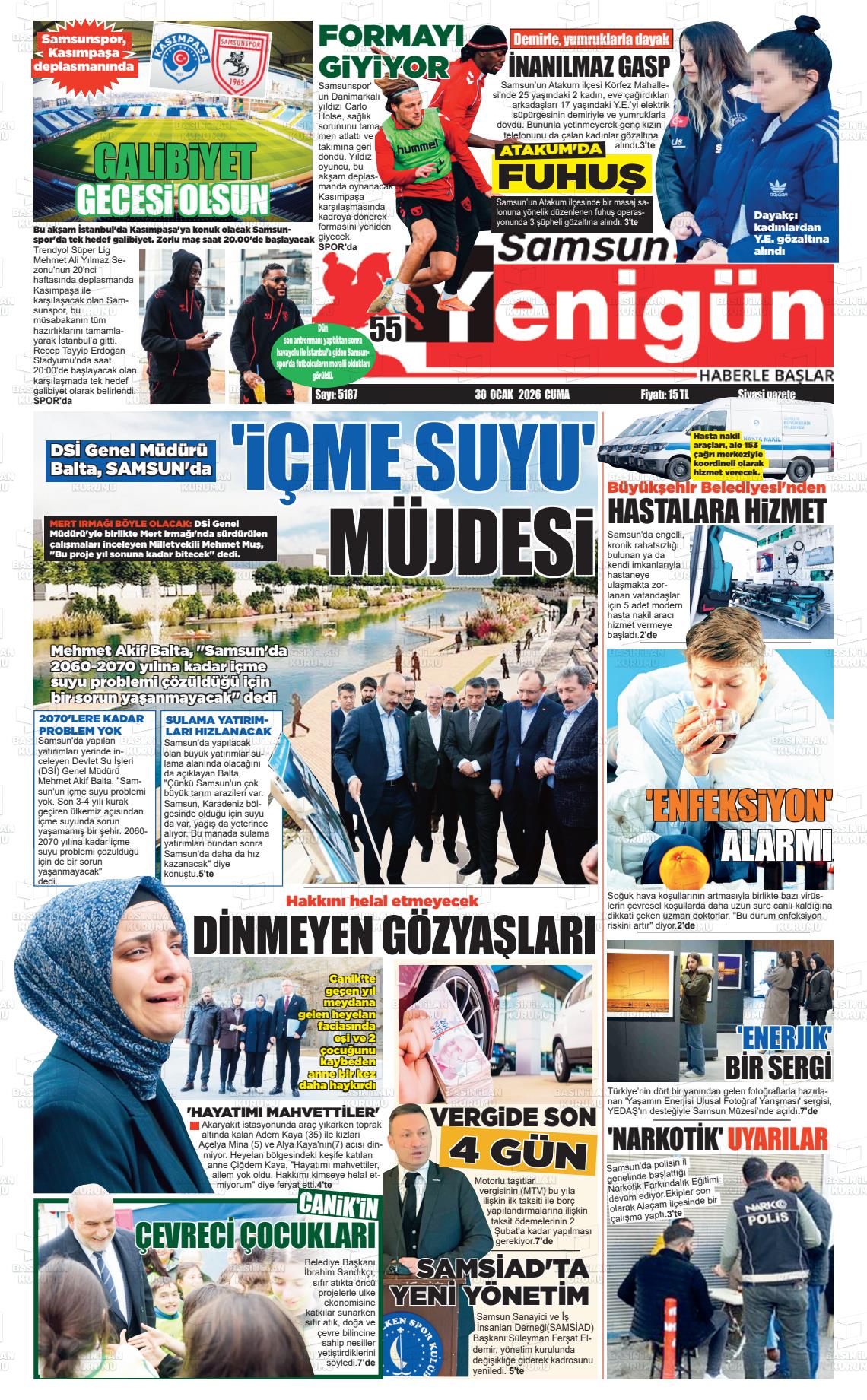 Samsun 55 Yenigun 30.01.2026