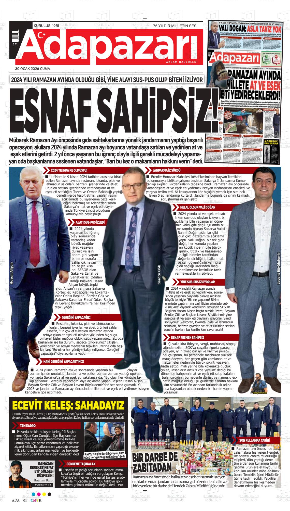 Sakarya Adapazariaksamhaberleri 30.01.2026