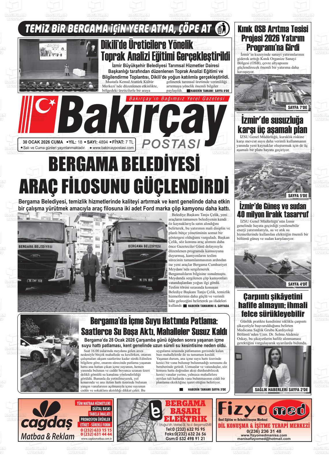Izmir Bakircaypostasi 30.01.2026