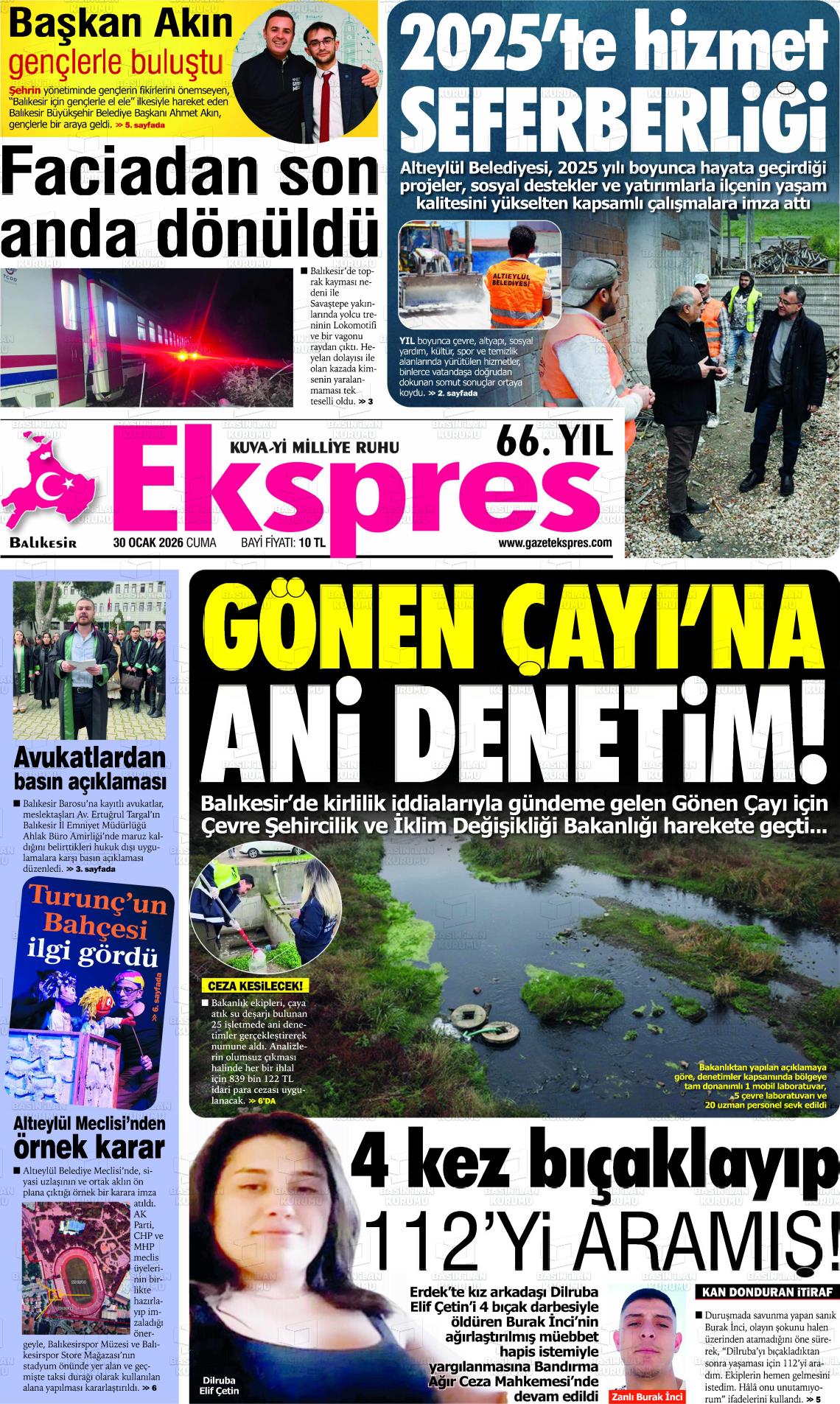 Balikesir Ekspres 30.01.2026