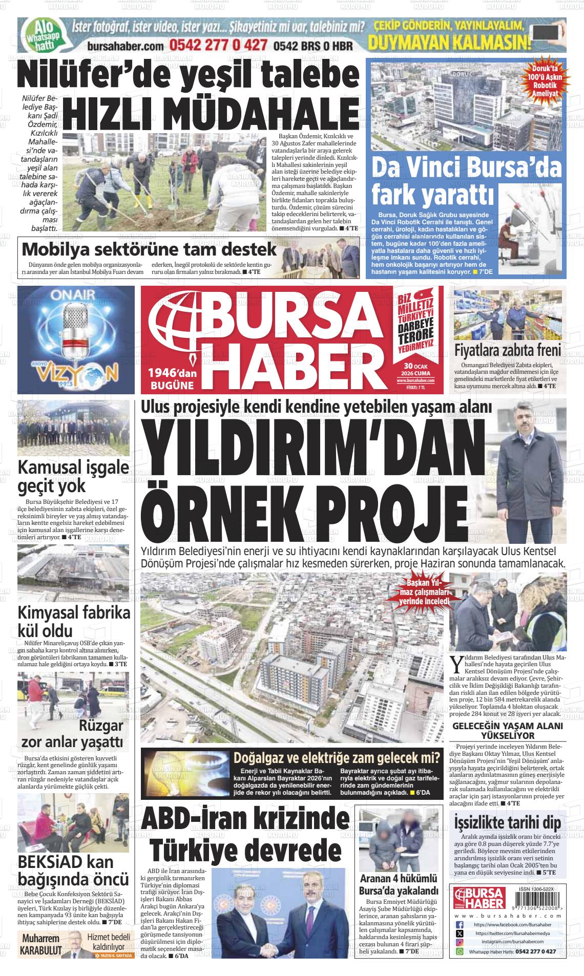 Bursa Haber 30.01.2026