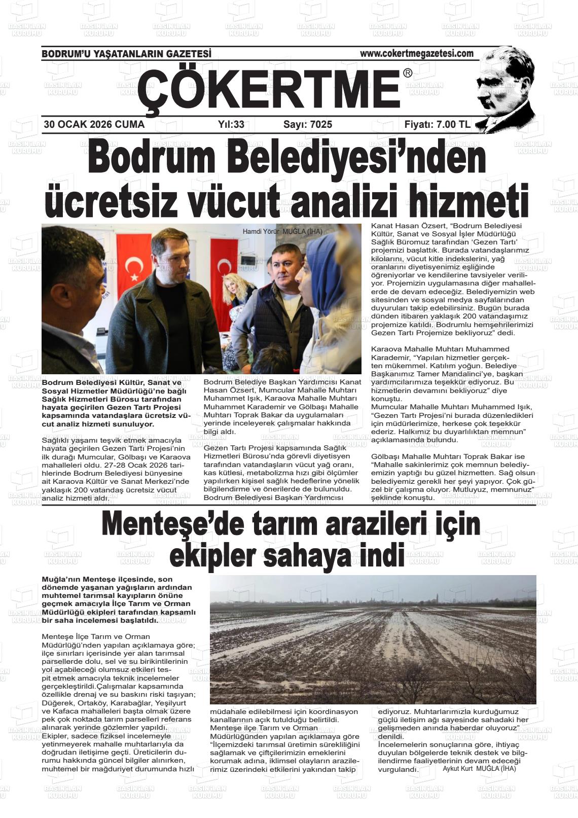 Mugla Cokertme 30.01.2026