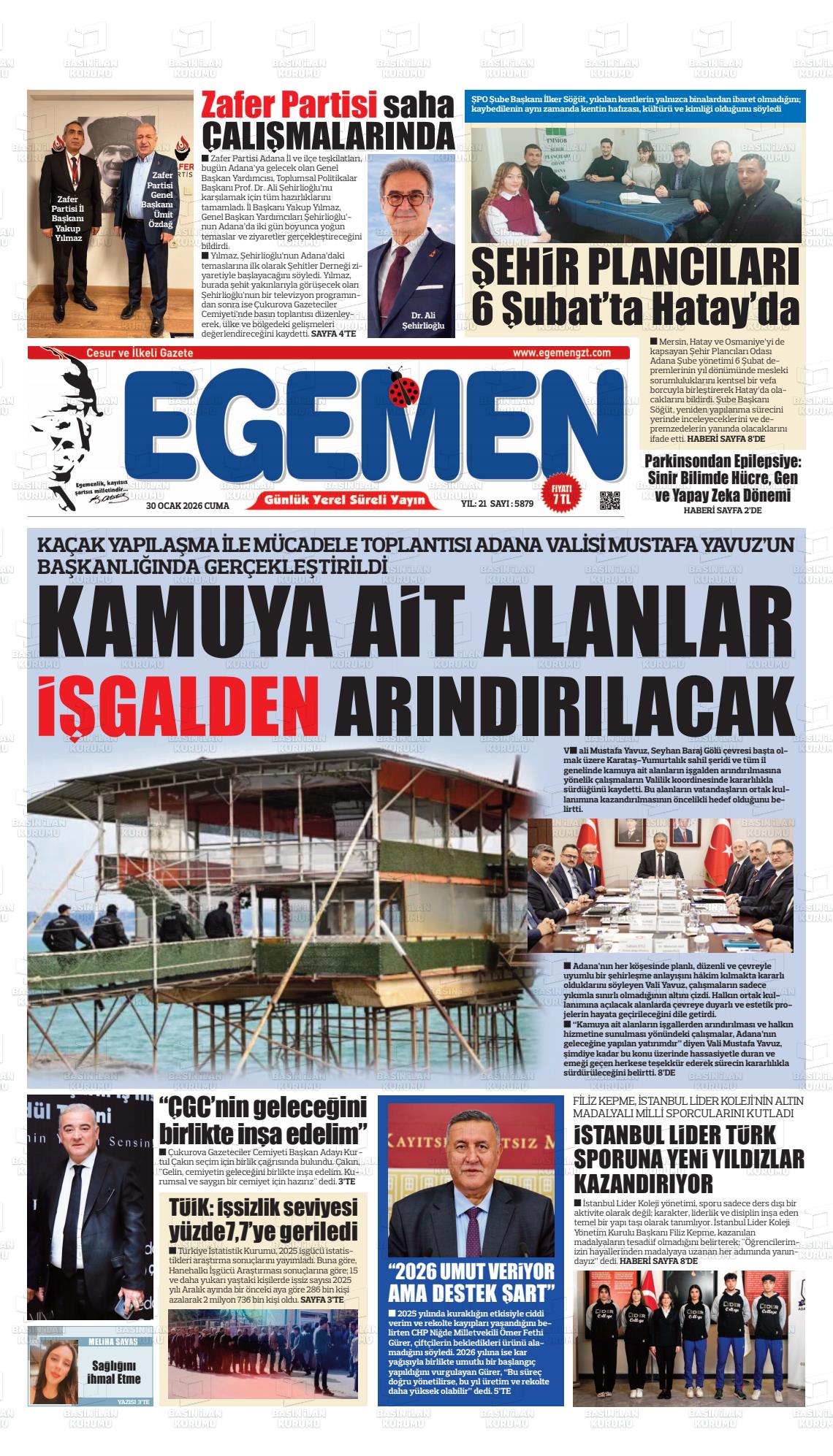 Adana Egemen 30.01.2026