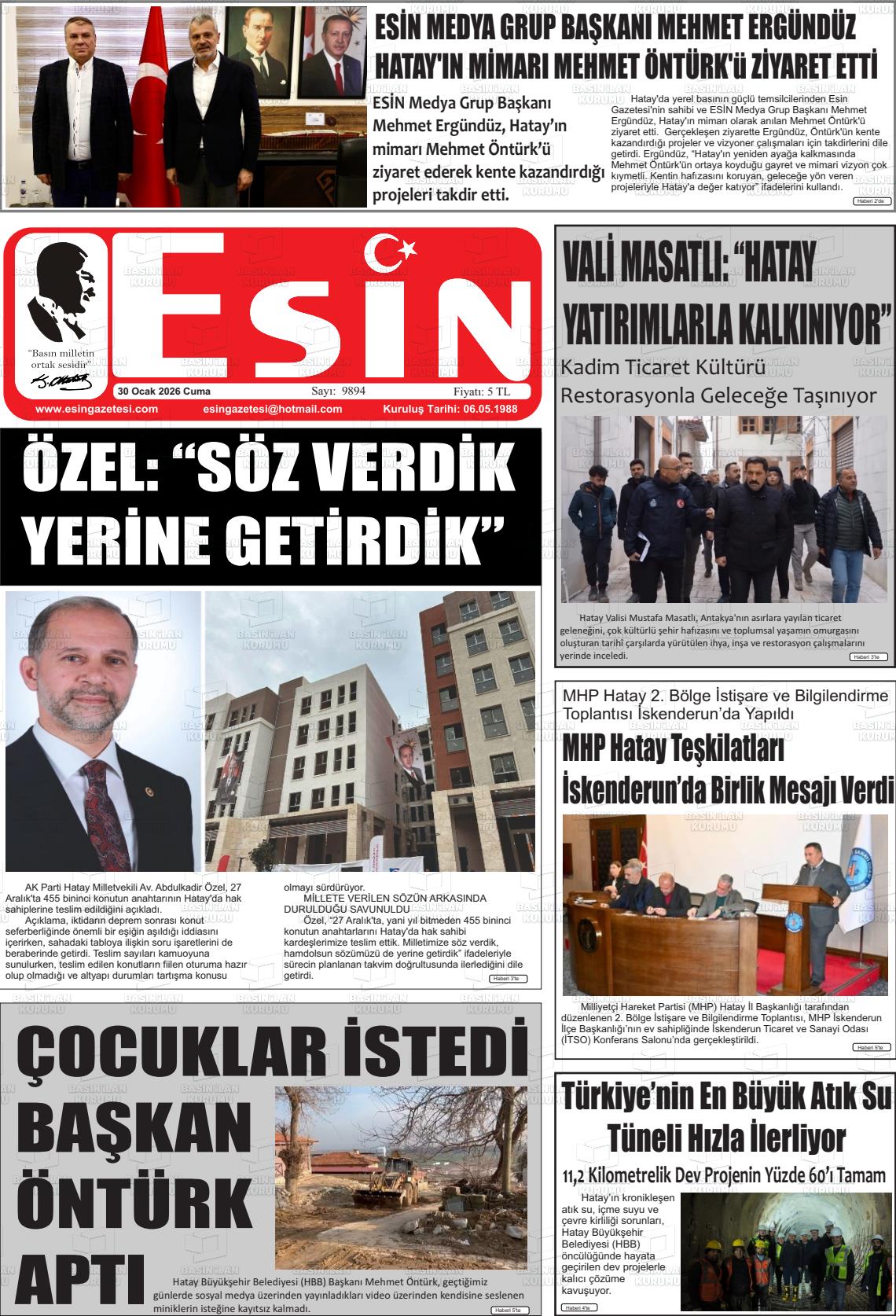 Hatay Esin 30.01.2026