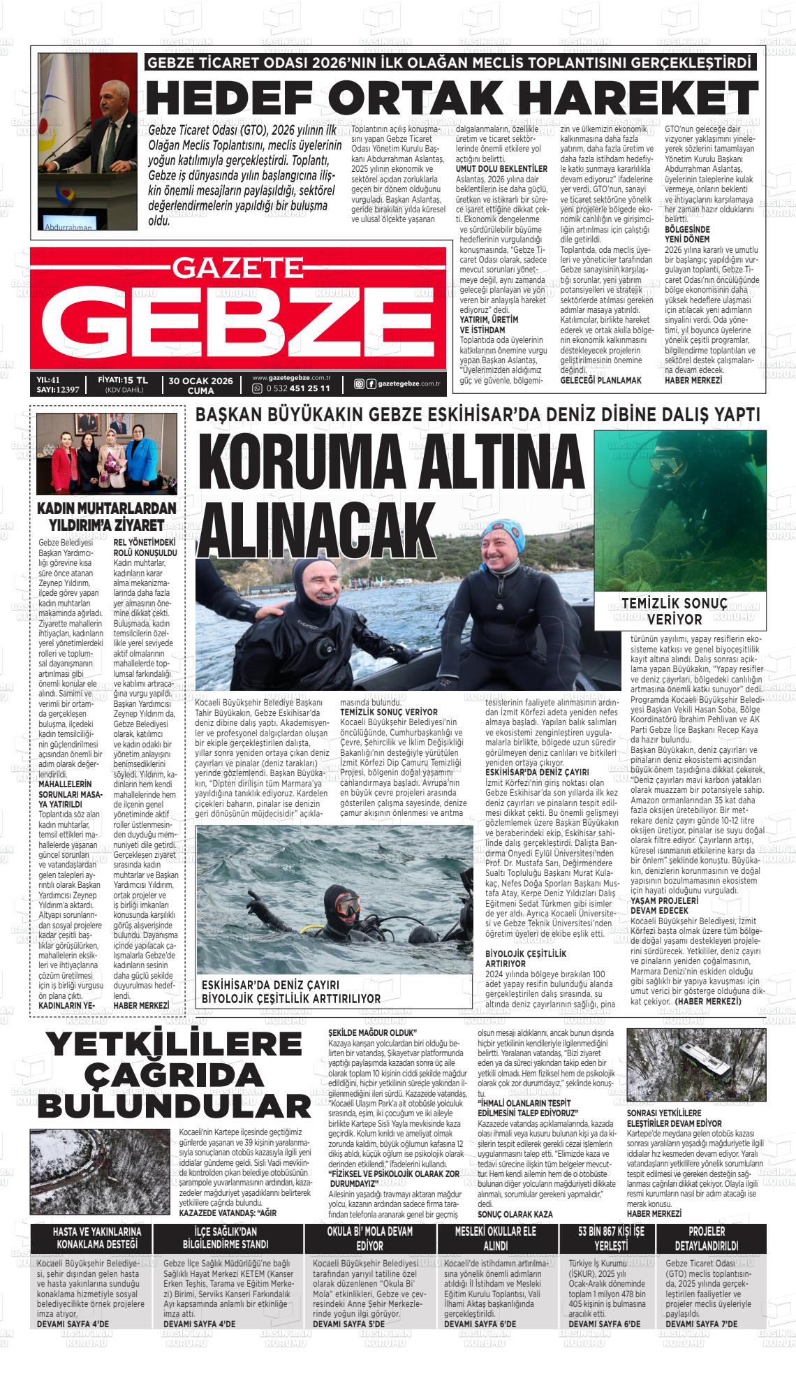 Kocaeli Gebze 30.01.2026