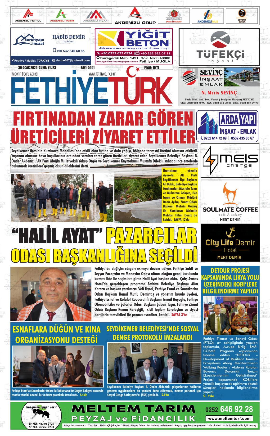 Mugla Gozdefethiye 30.01.2026