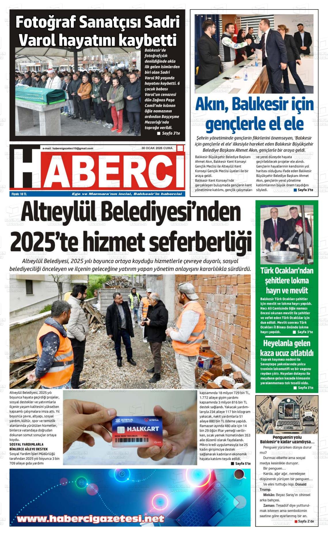 Mersin Haberci 30.01.2026