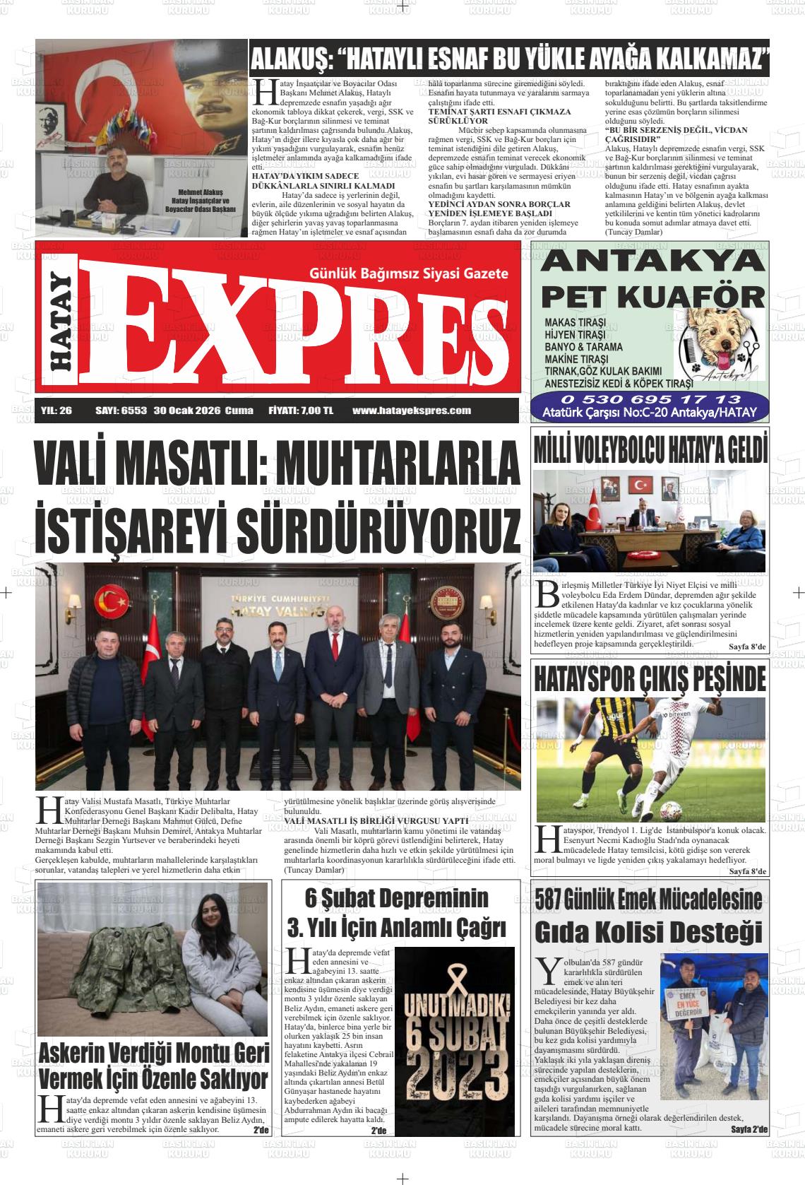 Hatay Expres 30.01.2026