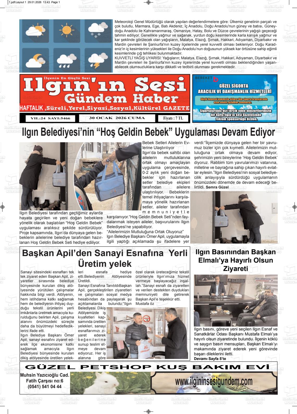 Konya Ilgininsesi 30.01.2026