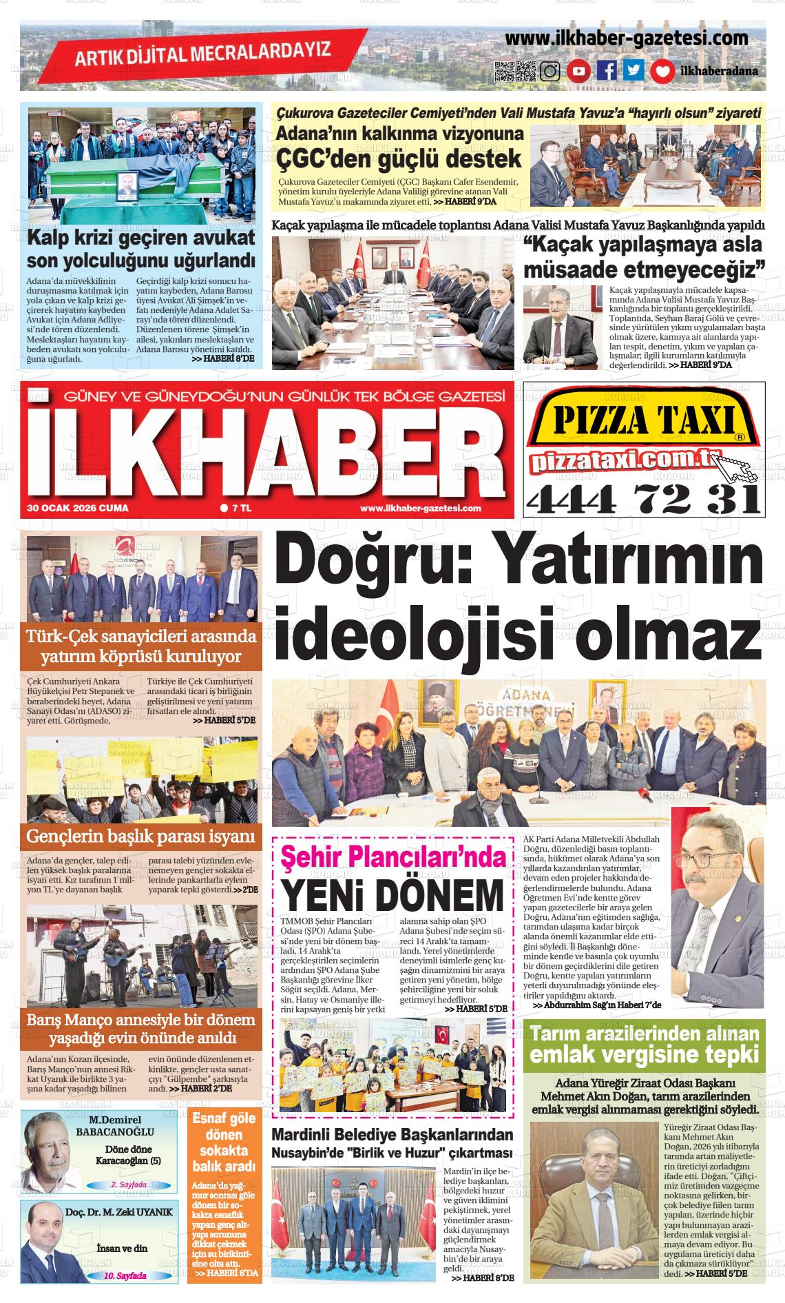 Adana Ilkhaber 30.01.2026