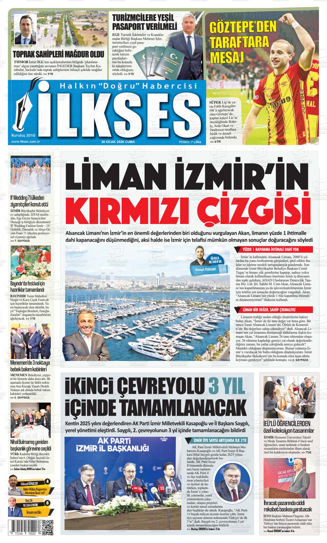 Izmir Ilkses 30.01.2026