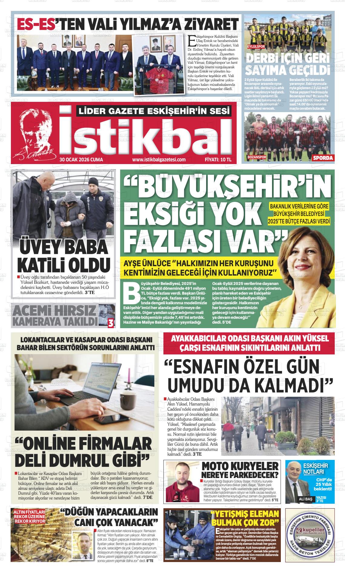 Eskisehir Istikbal 30.01.2026