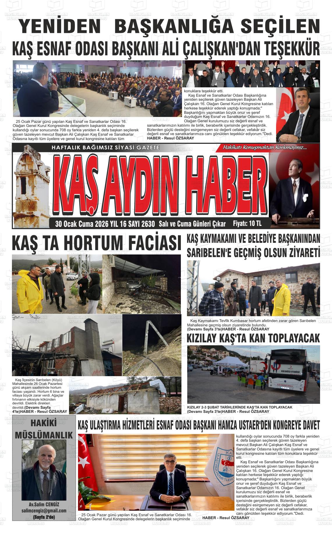 Antalya Kasaydinheber 30.01.2026