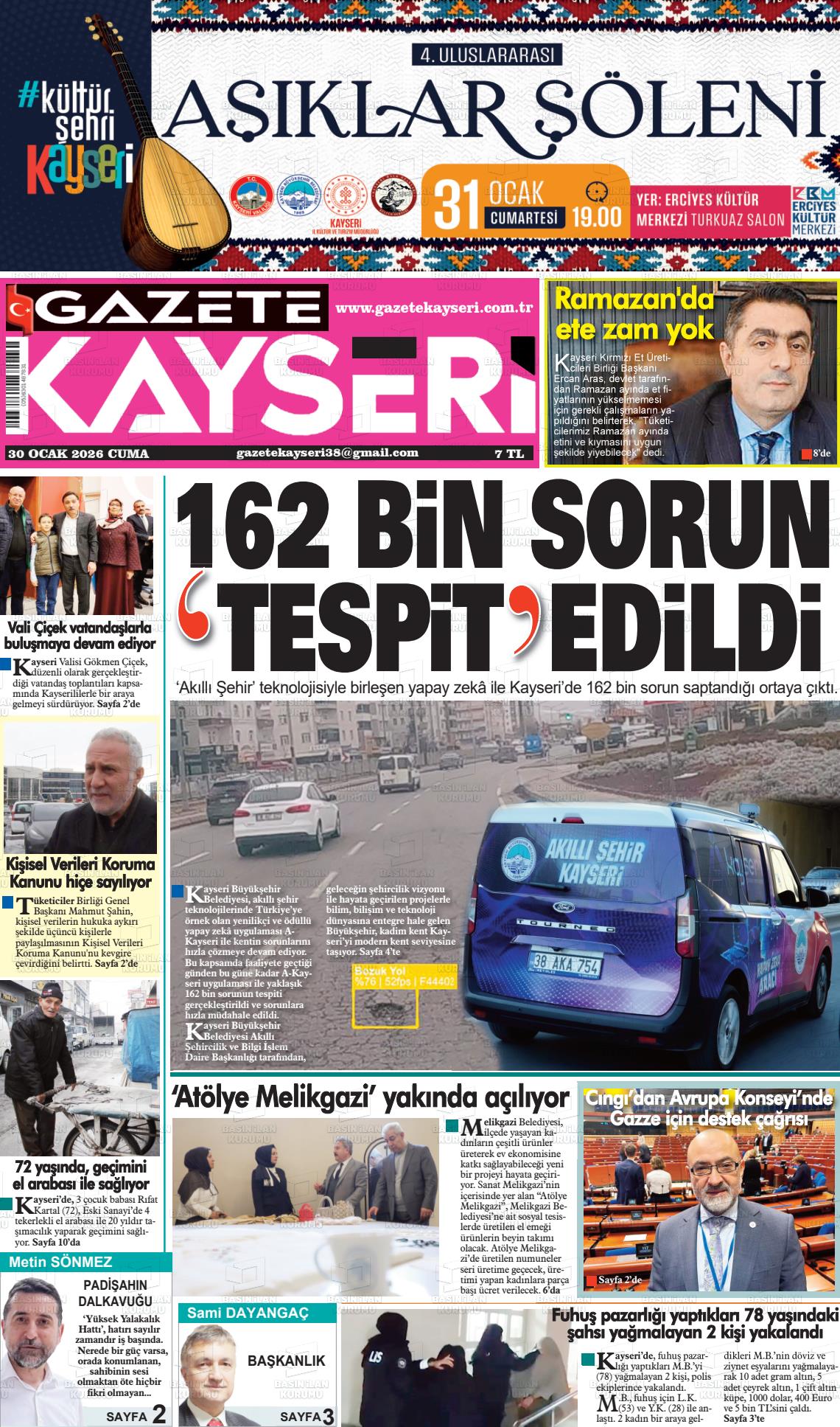 Kayseri Haber 38 30.01.2026
