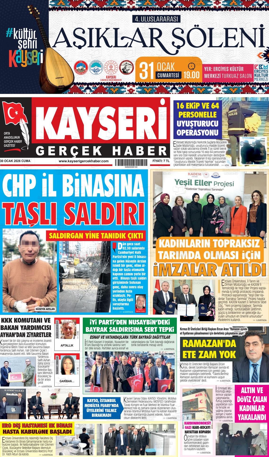 Kayseri Starhaber 30.01.2026