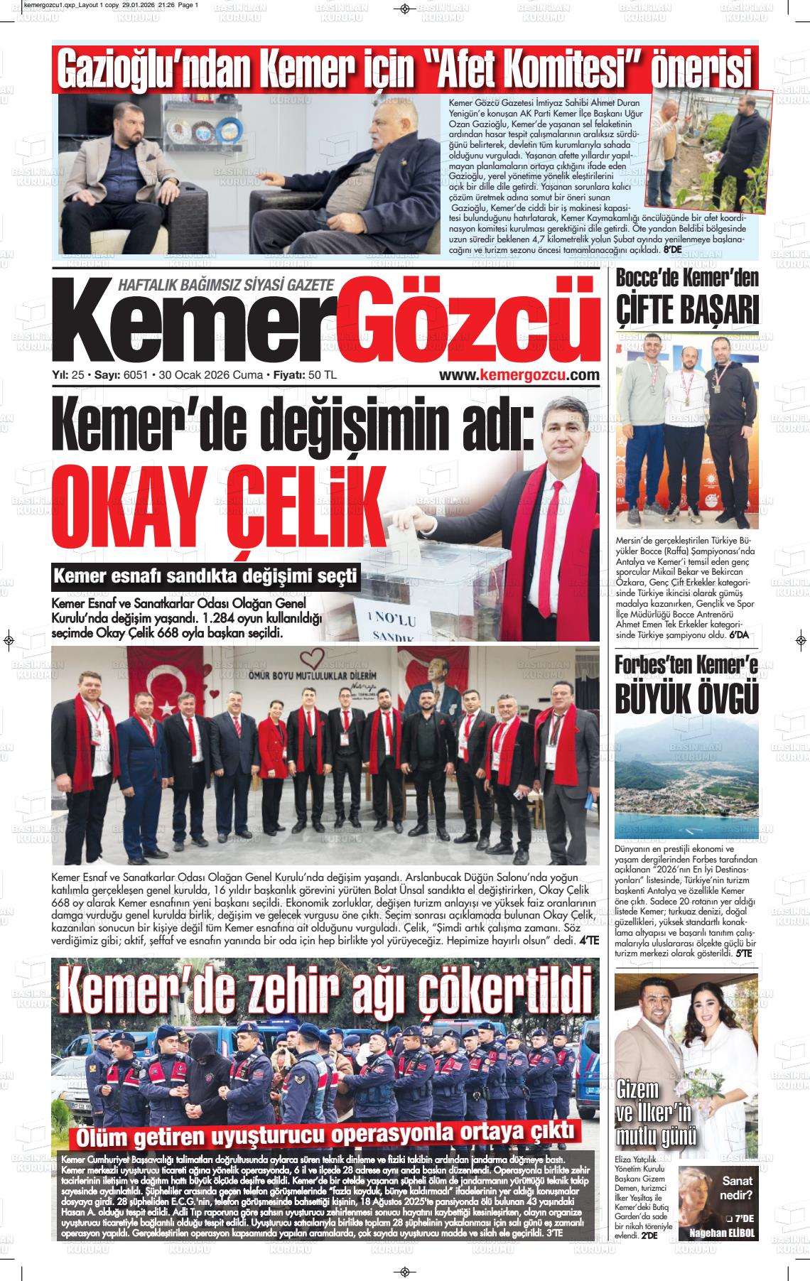 Antalya Kemergozcu 30.01.2026
