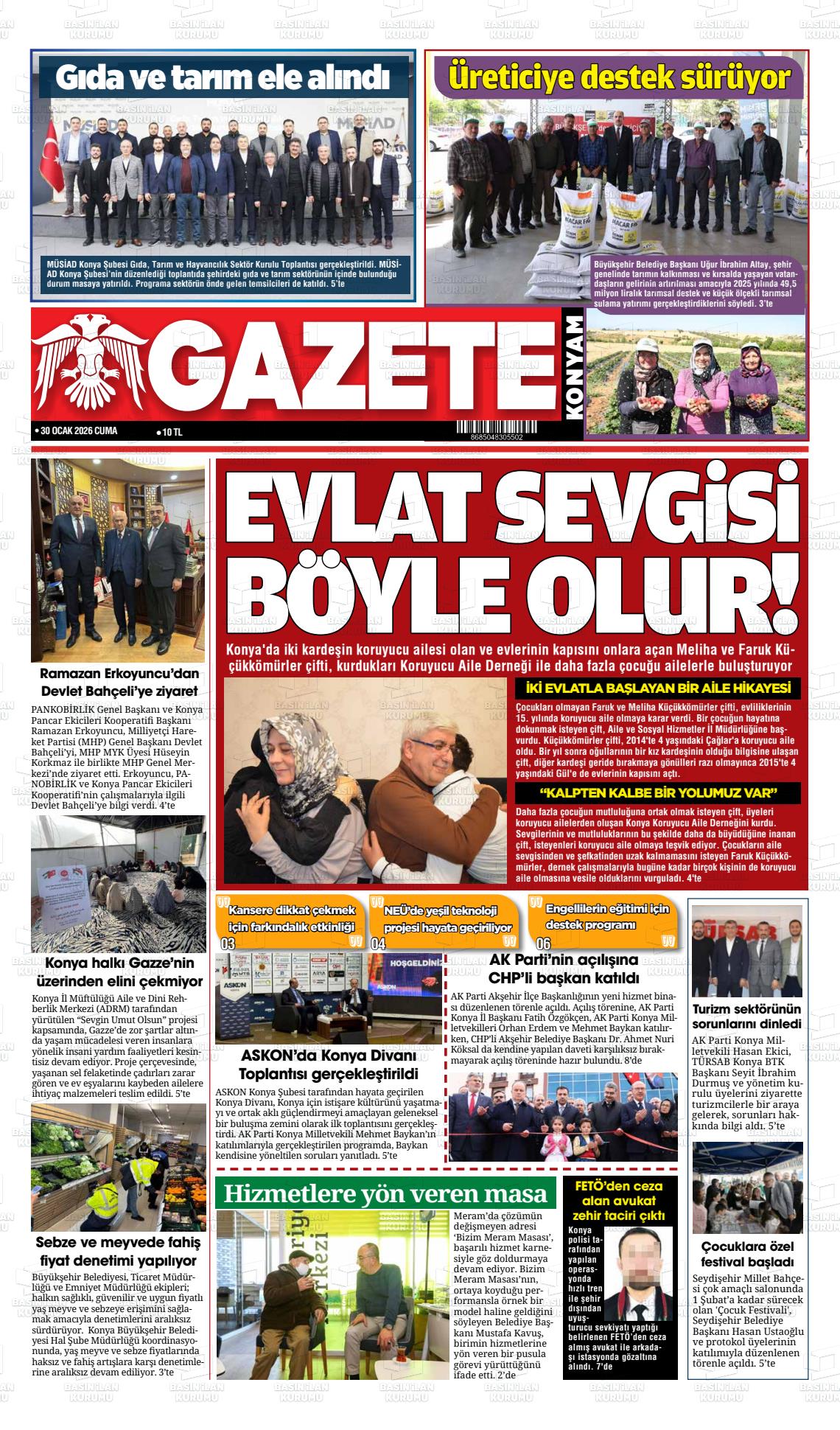 Konya Yenigun 30.01.2026