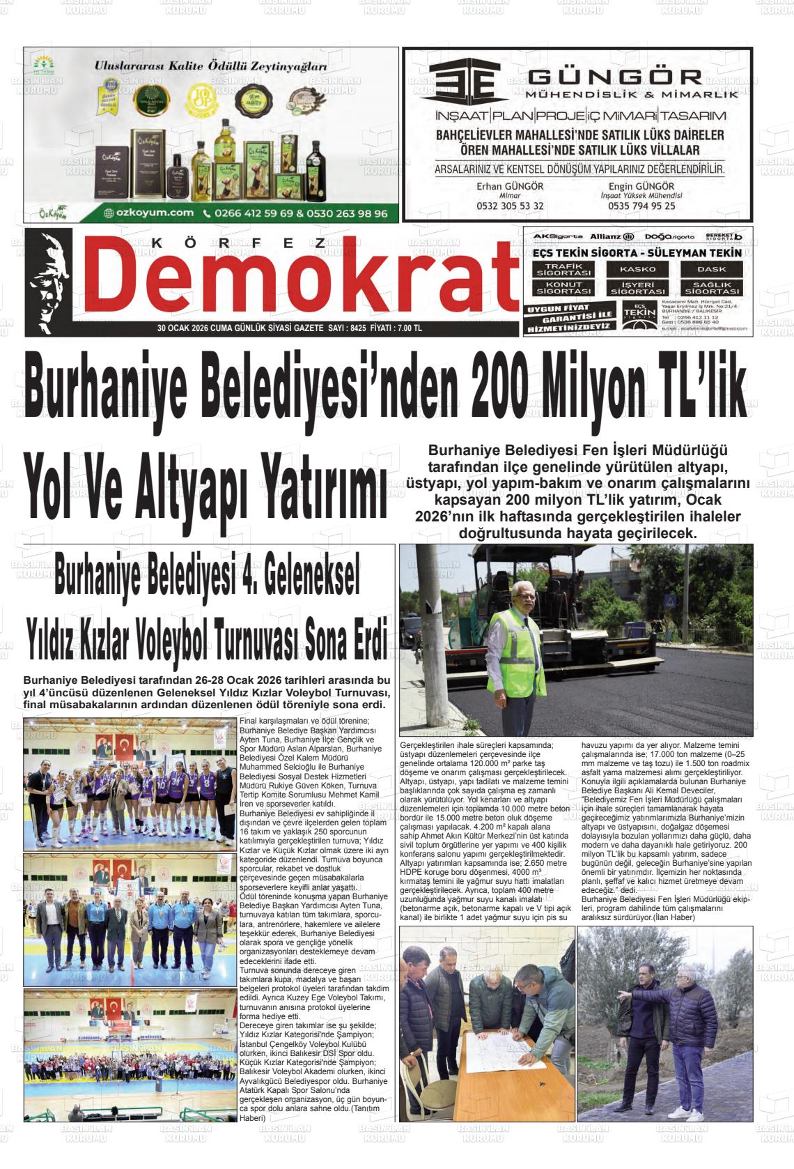 Balikesir Korfezdemokrat 30.01.2026