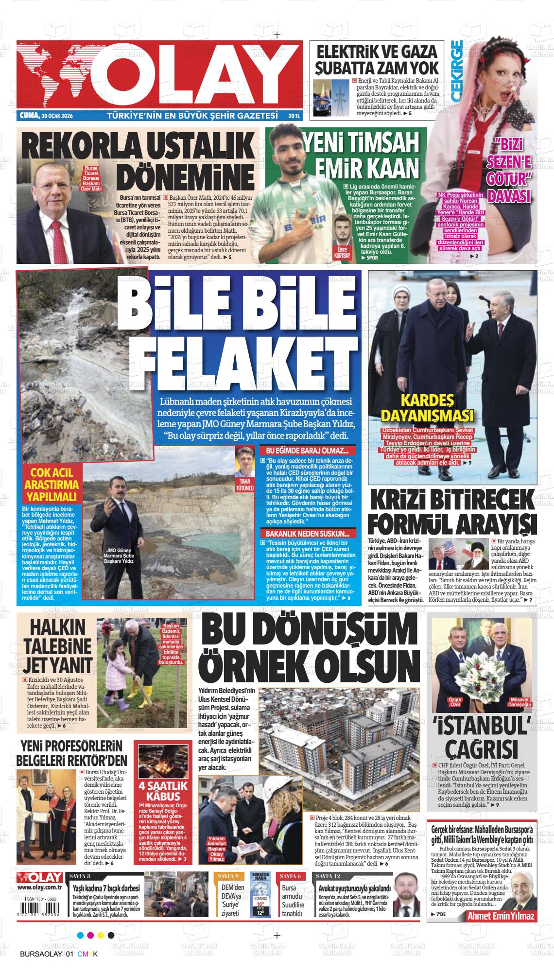 Hatay Olay 30.01.2026