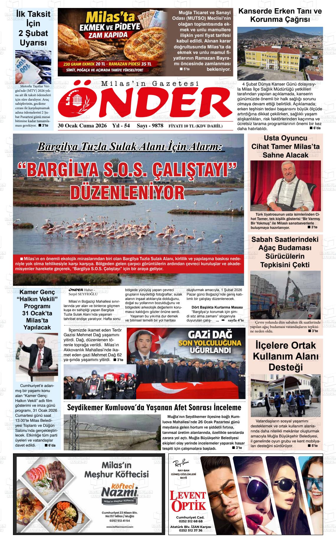 Mugla Onder 30.01.2026
