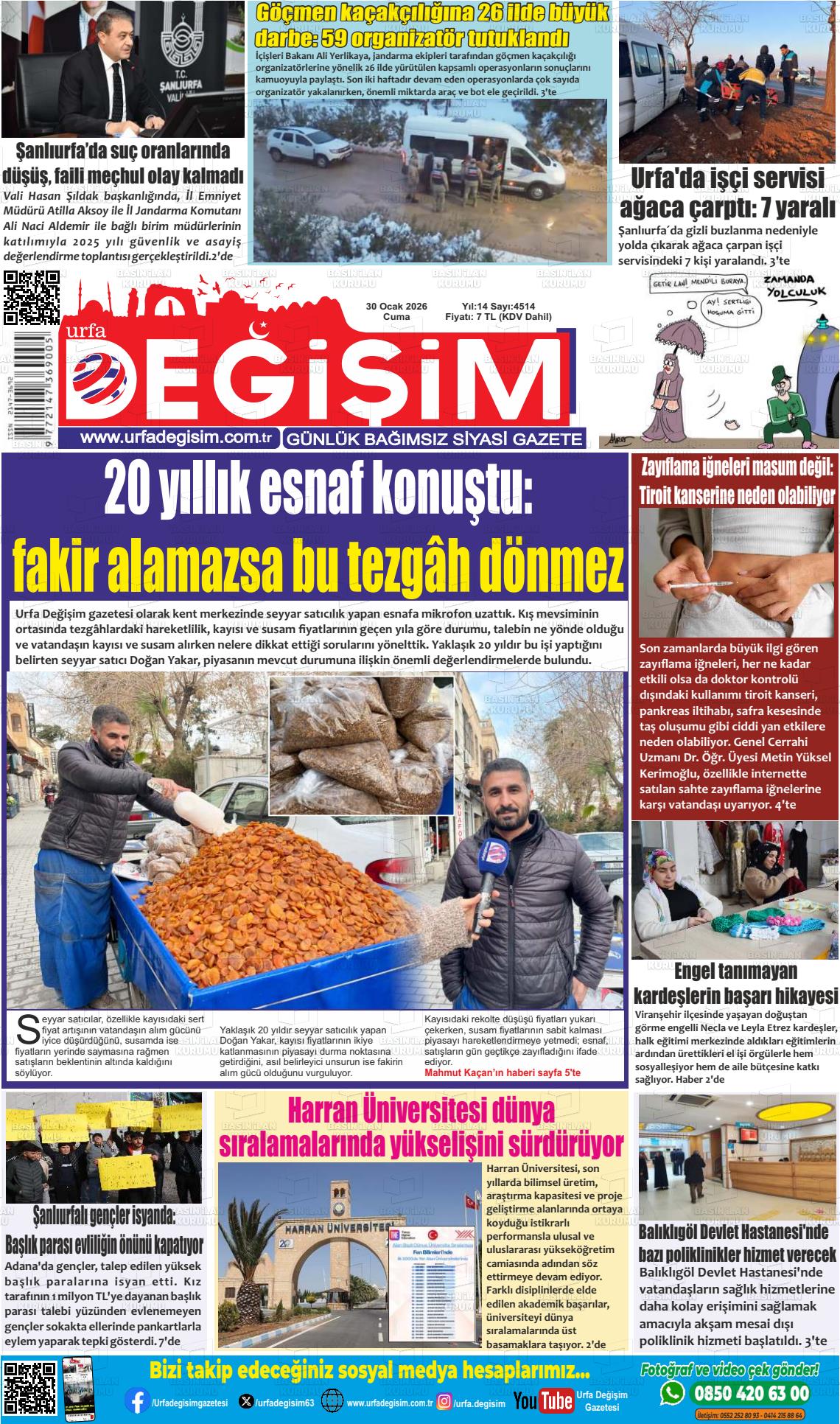 Sanliurfa Urfastar 30.01.2026