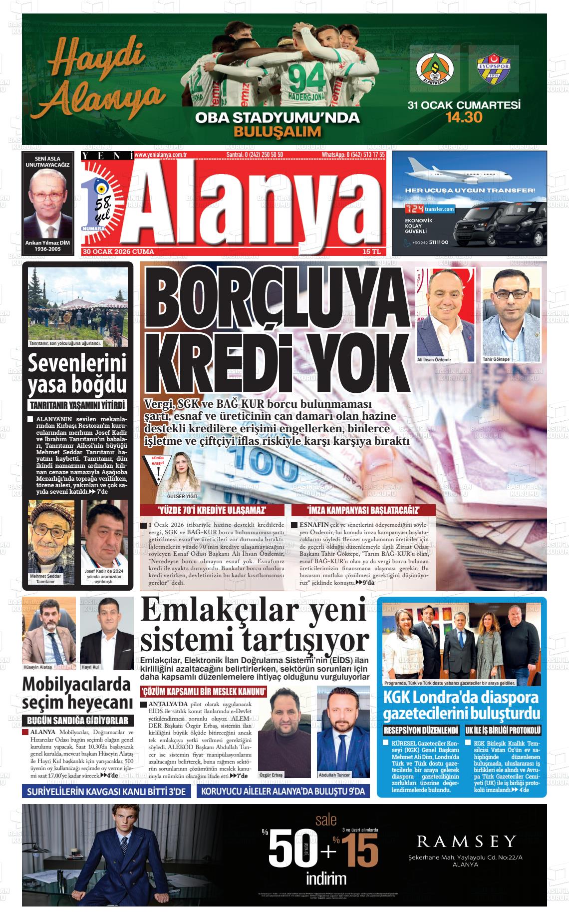 Antalya Yenialanya 30.01.2026