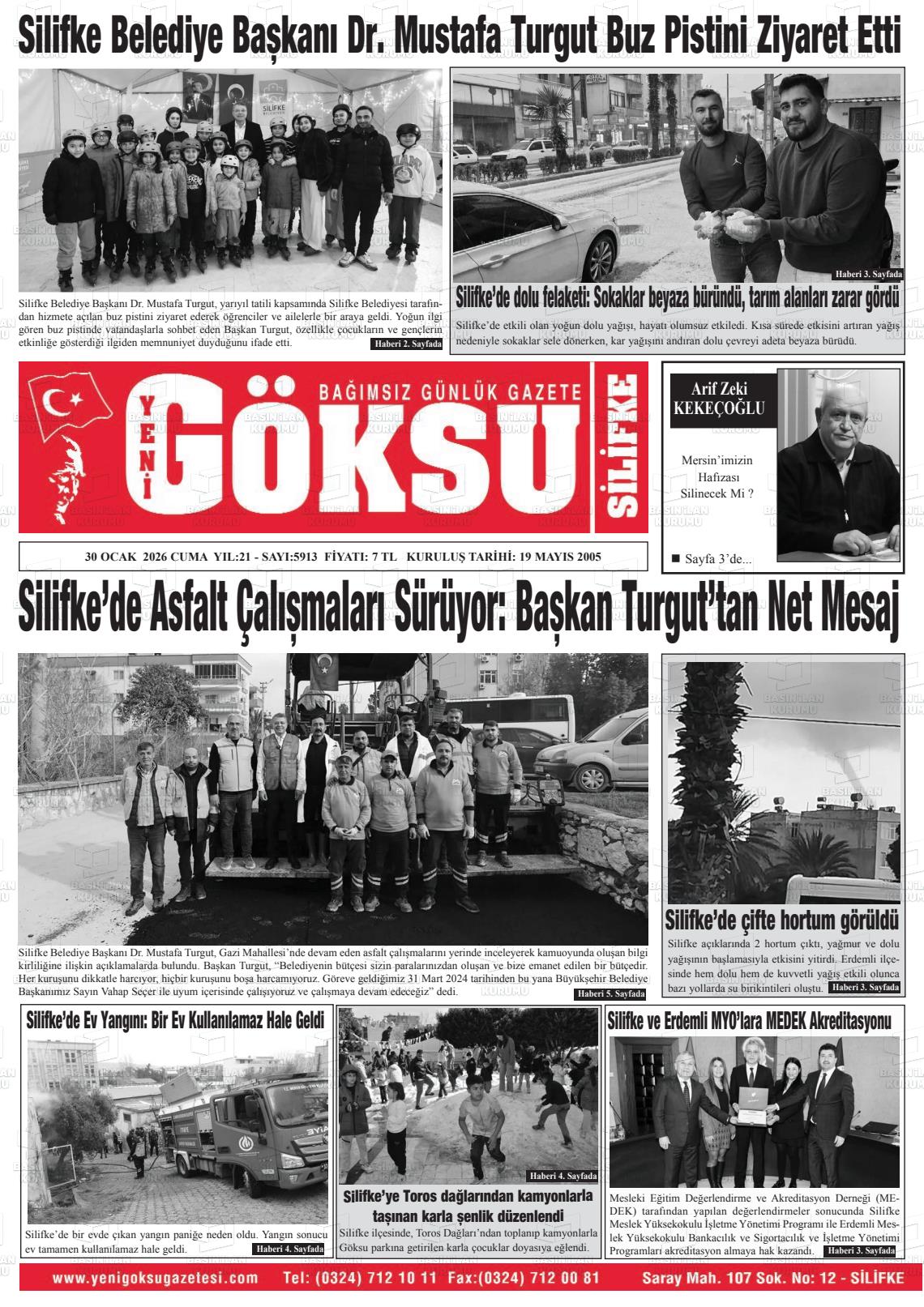 Mersin Yenigoksu 30.01.2026