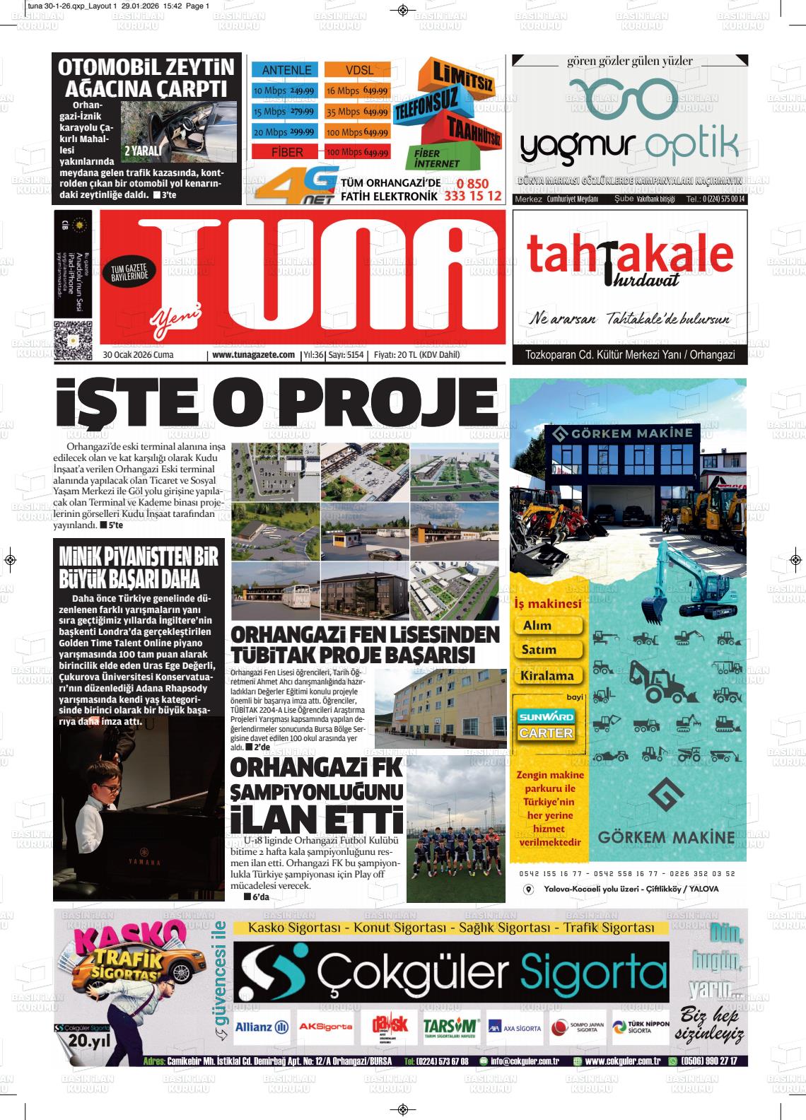 Izmir Yenigun 30.01.2026