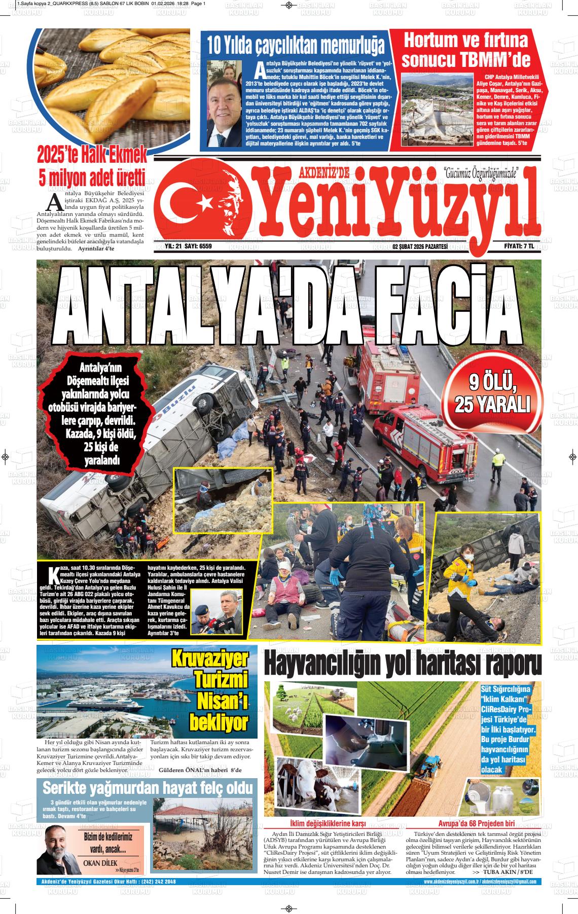 Antalya Akdenizdeyeniyuzyil 02.02.2026