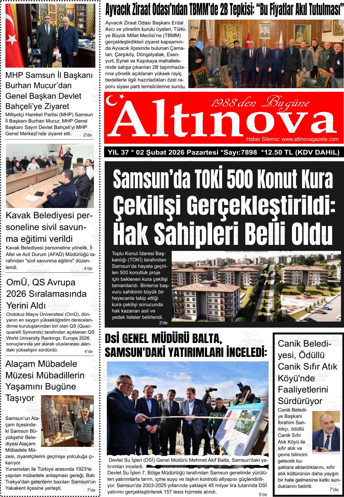 Samsun Altinova 02.02.2026