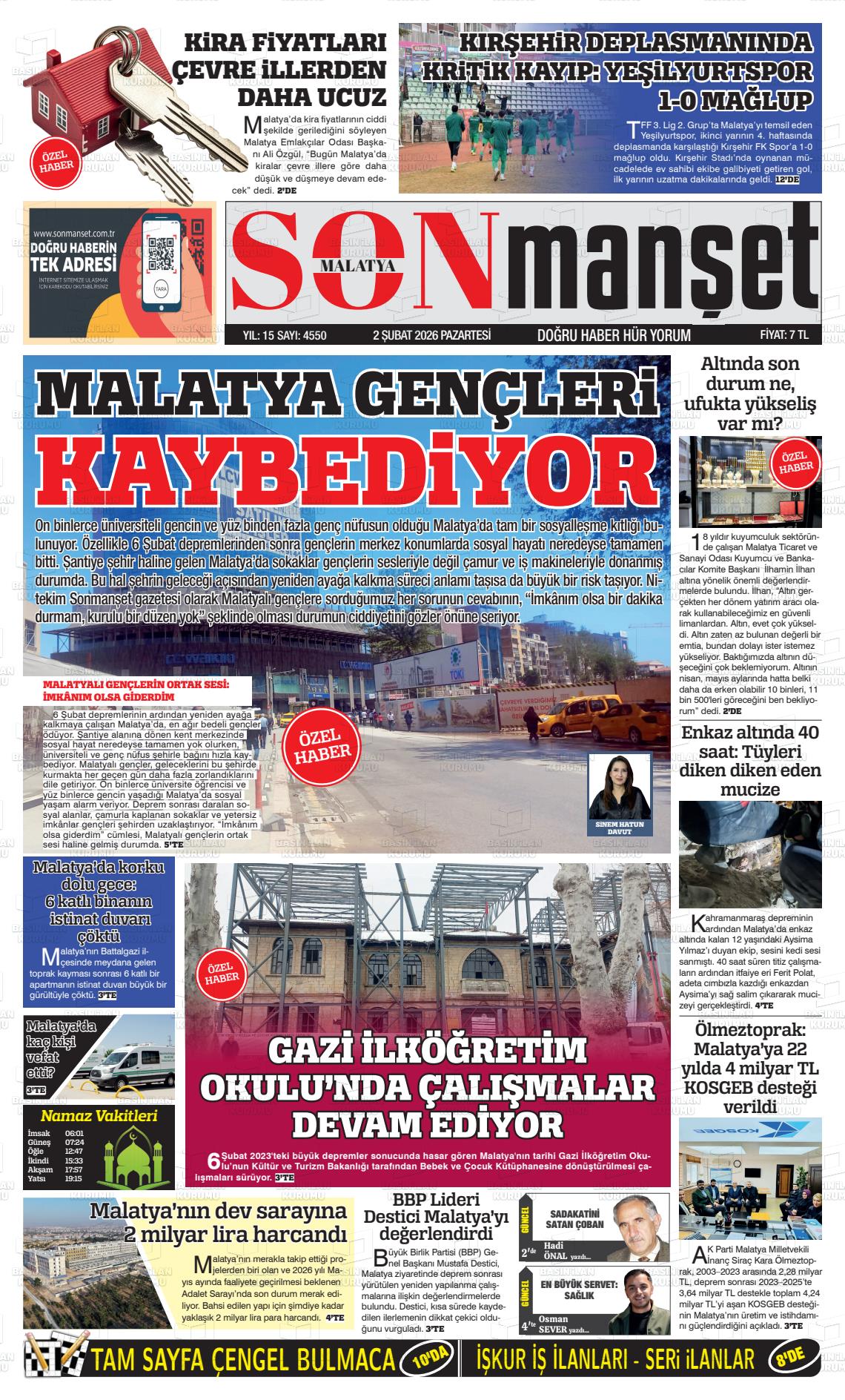 Malatya Busabah 02.02.2026