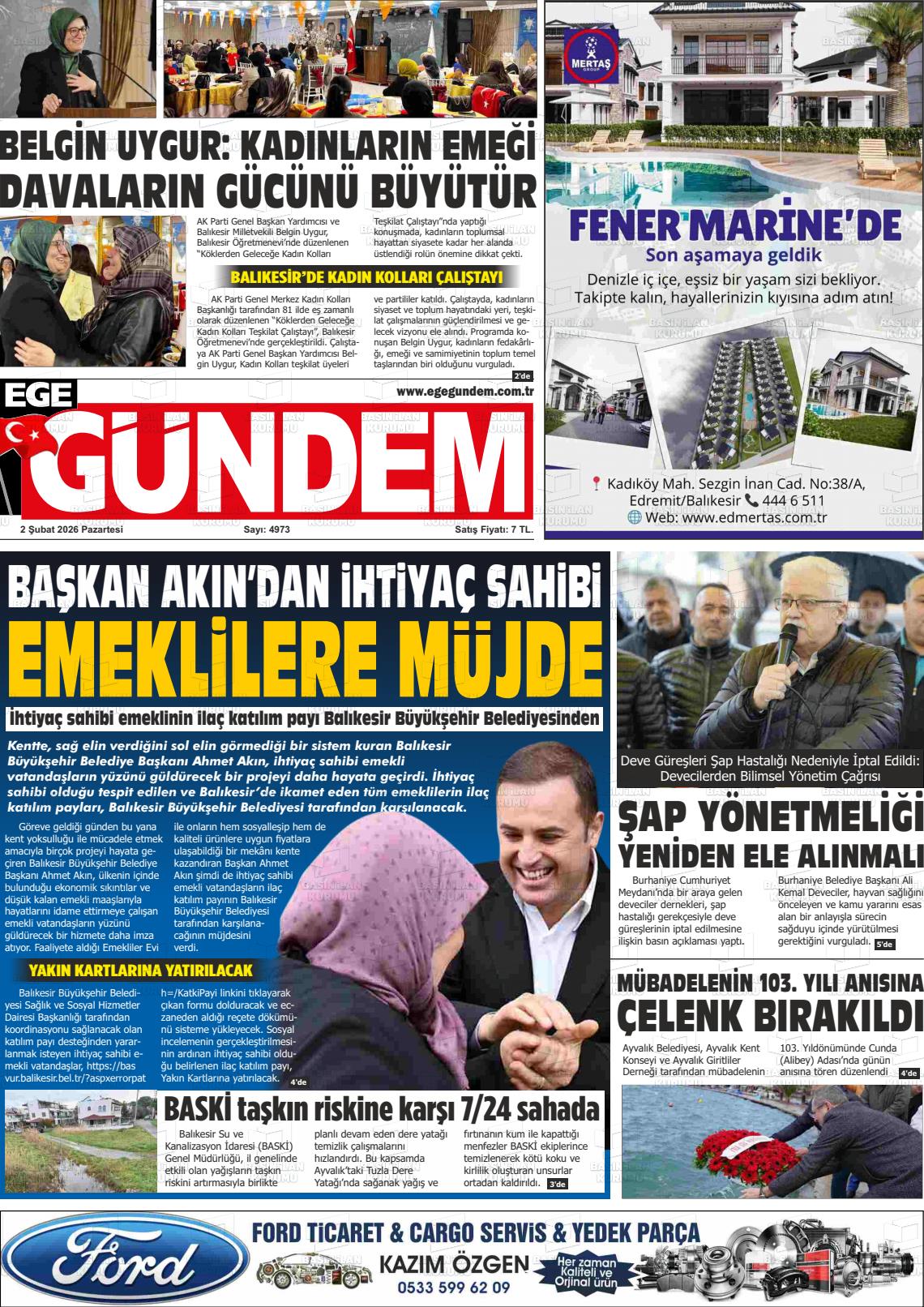 Balikesir Egegundem 02.02.2026