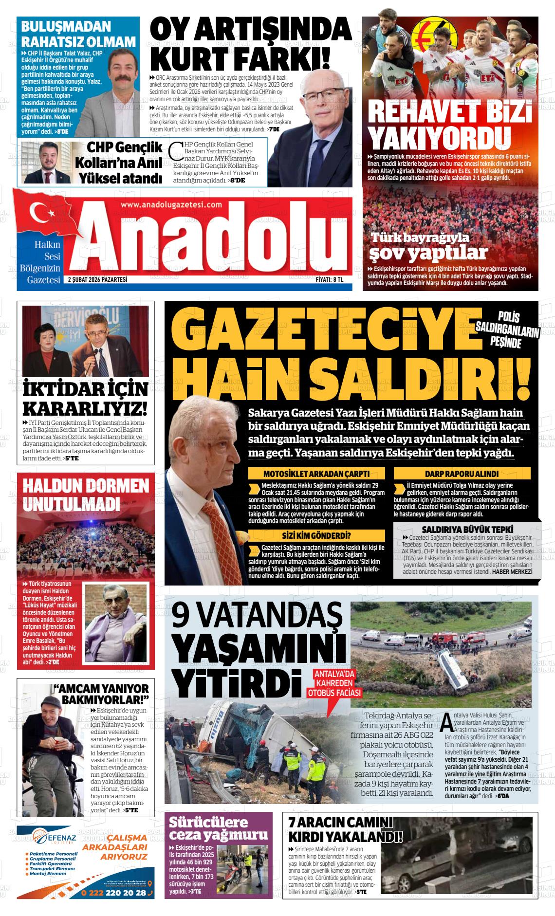 Eskisehir Anadolu 02.02.2026