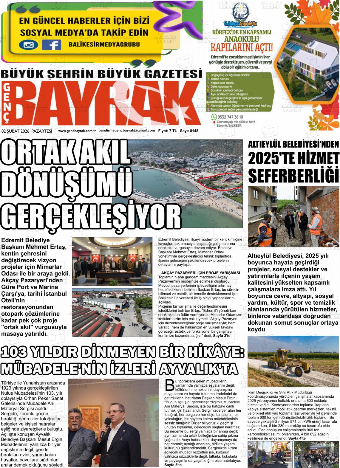 Balikesir Gencbayrak 02.02.2026