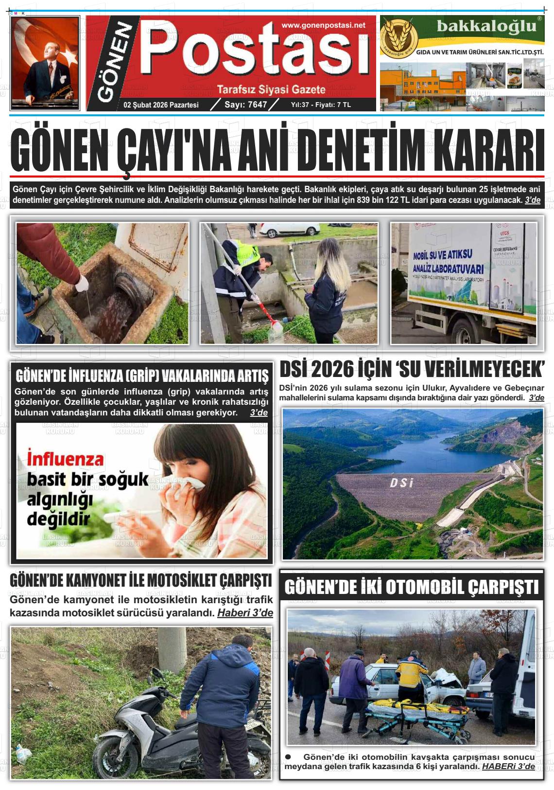 Balikesir Gonenpostasi 02.02.2026