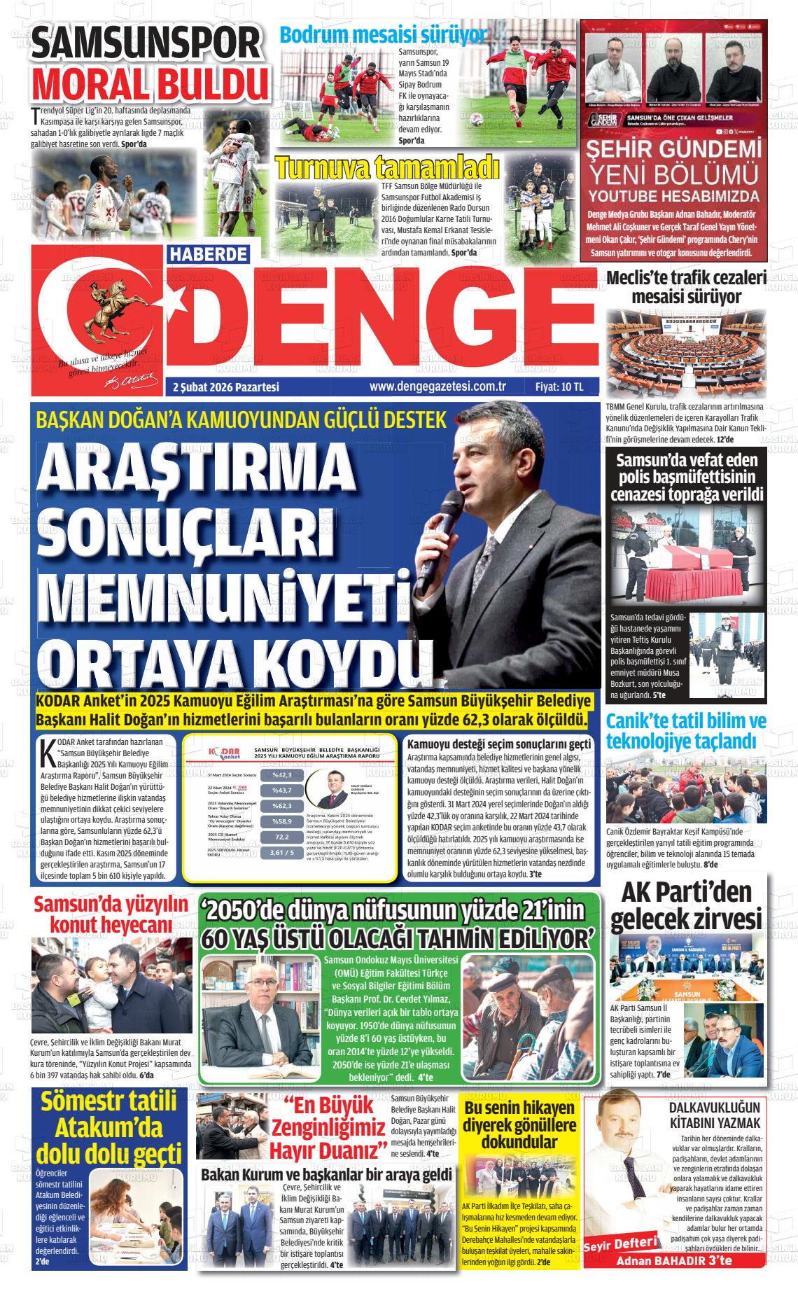 Samsun Haberdedenge 02.02.2026