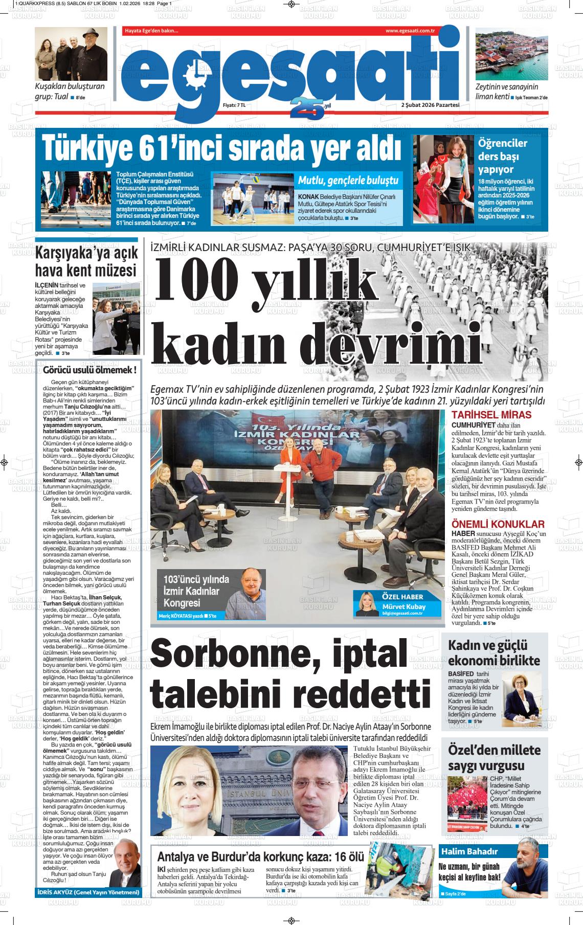 Izmir Haberekspres 02.02.2026