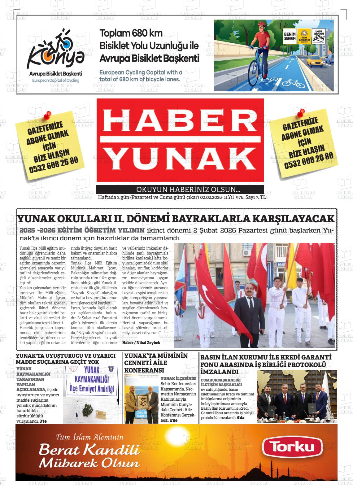 Konya Haberyunak 02.02.2026