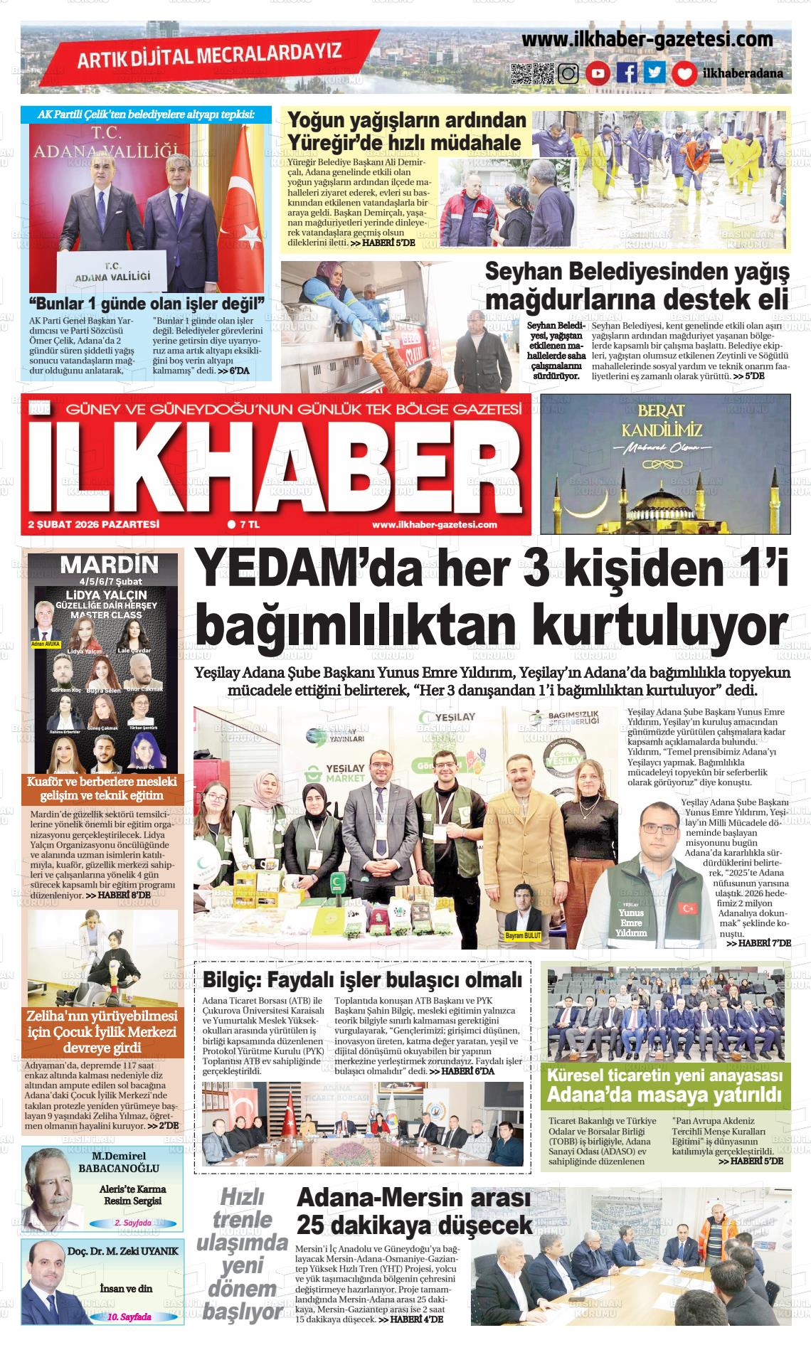 Adana Ilkhaber 02.02.2026