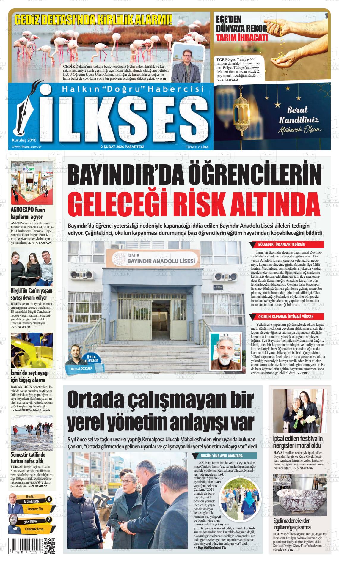 Izmir Ilkses 02.02.2026