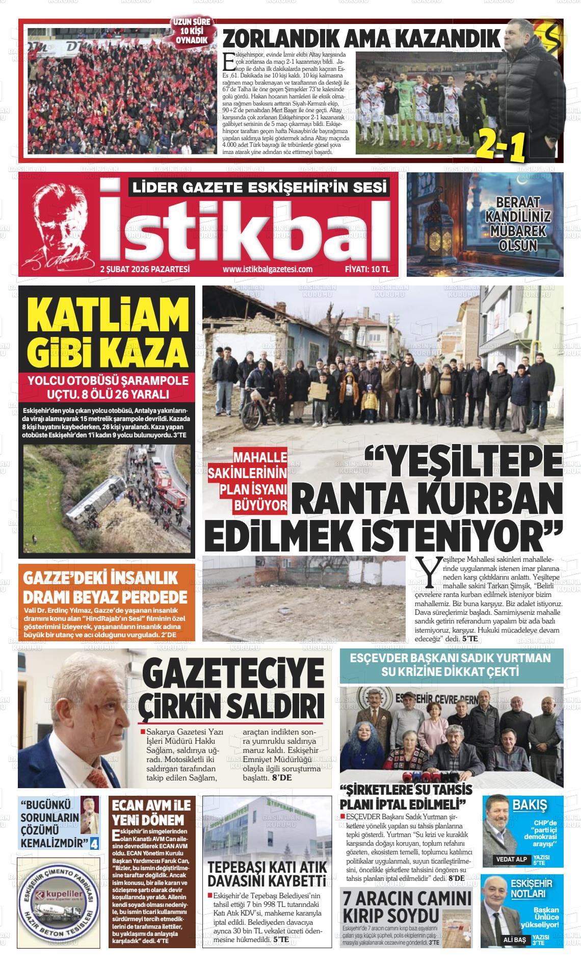 Eskisehir Istikbal 02.02.2026