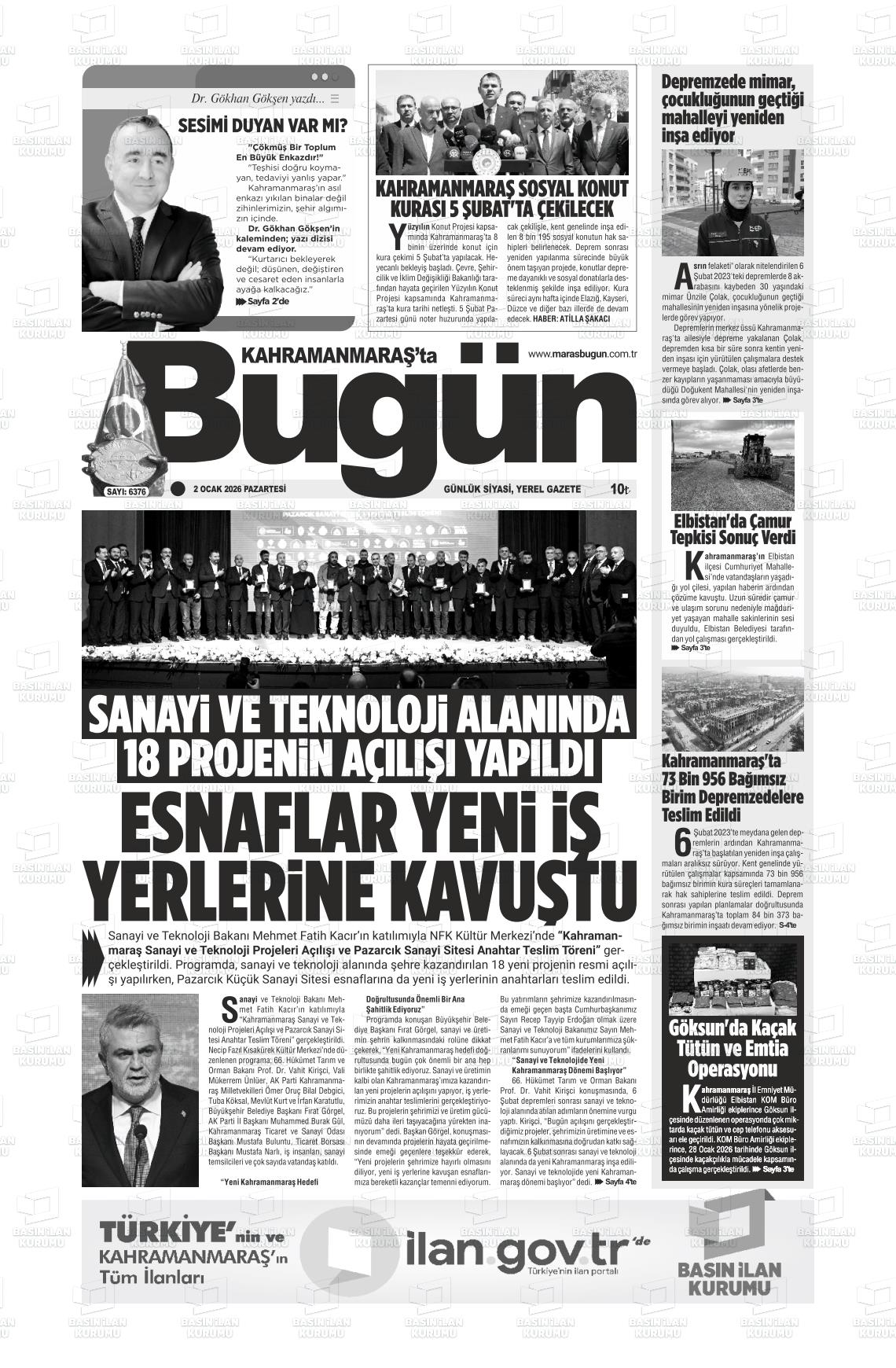 Kahramanmaras Tabugun 02.02.2026