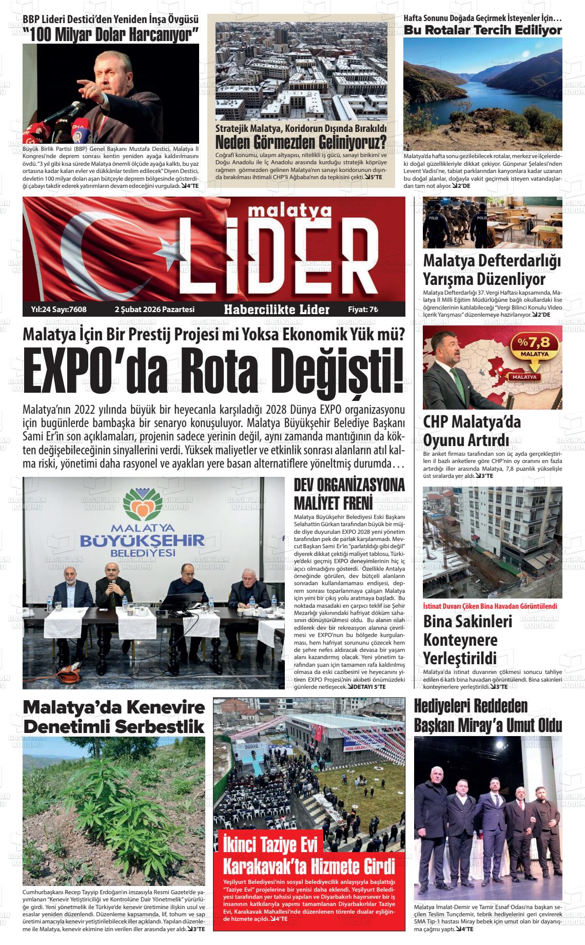 Malatya Sonsoz 02.02.2026