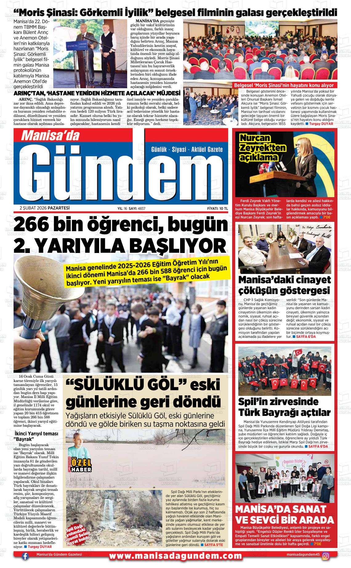 Manisa Dagundem 02.02.2026