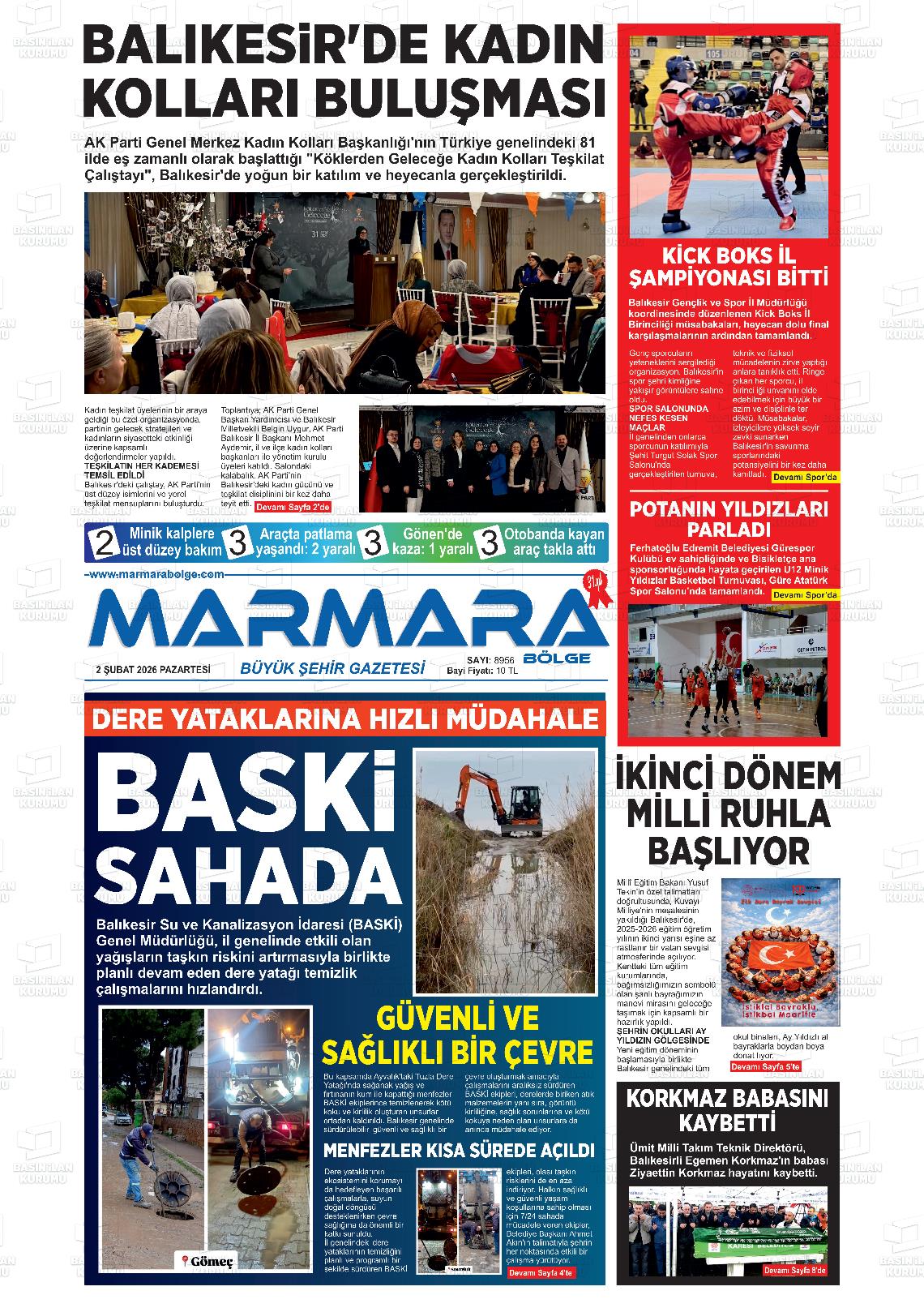 Balikesir Marmarabolge 02.02.2026