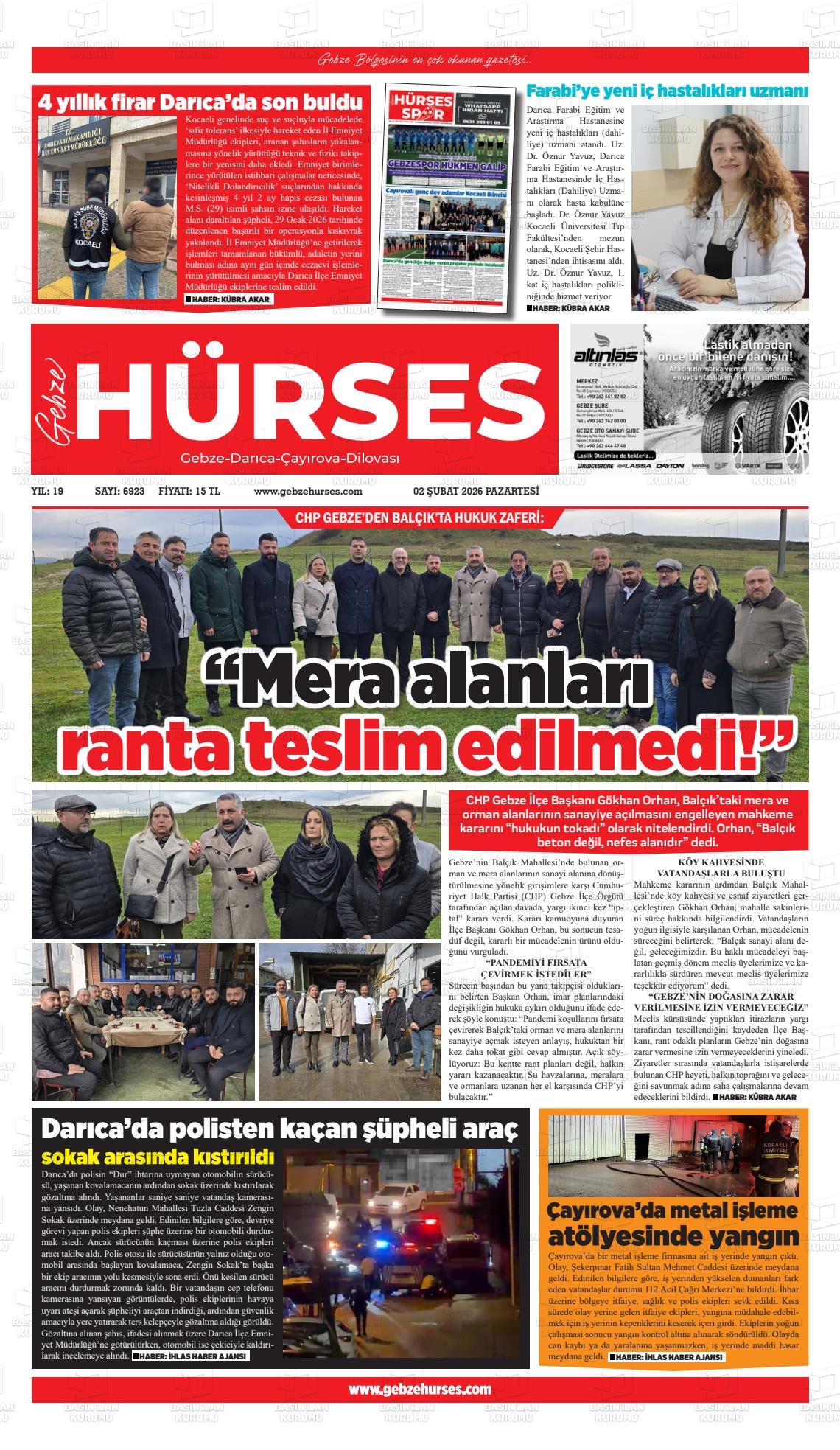 Kocaeli Marmaragebze 02.02.2026