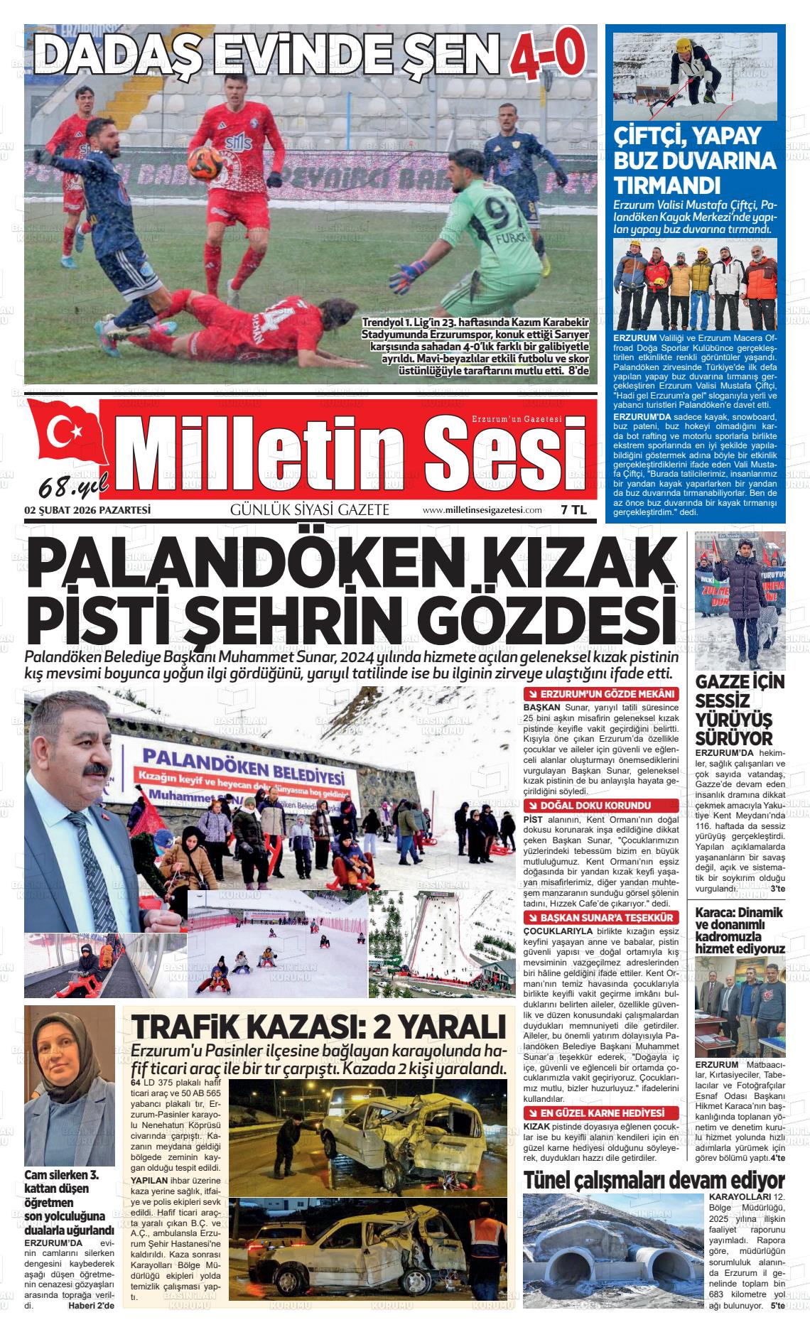 Erzurum Milletinsesi 02.02.2026