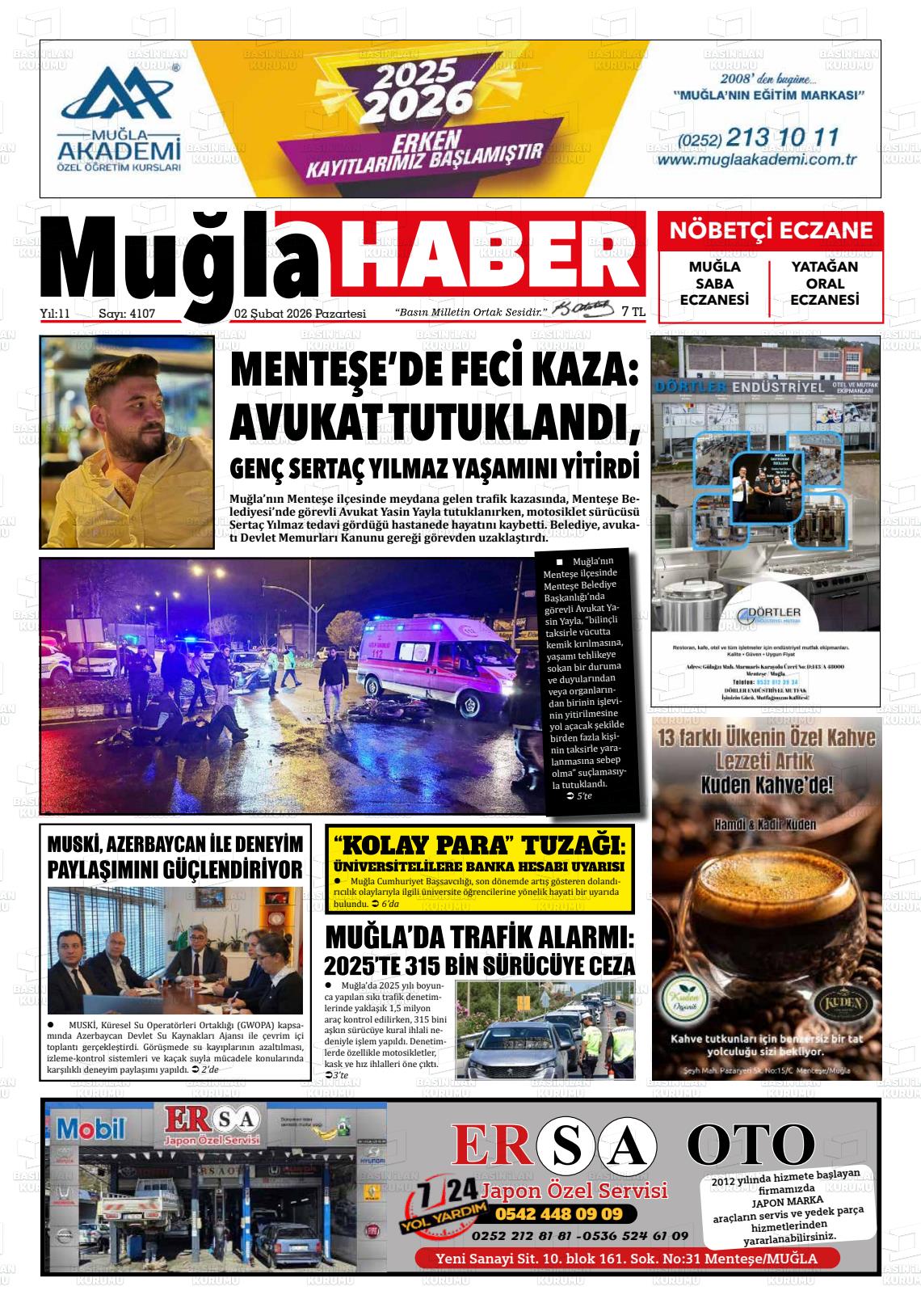 Mugla Haber 02.02.2026