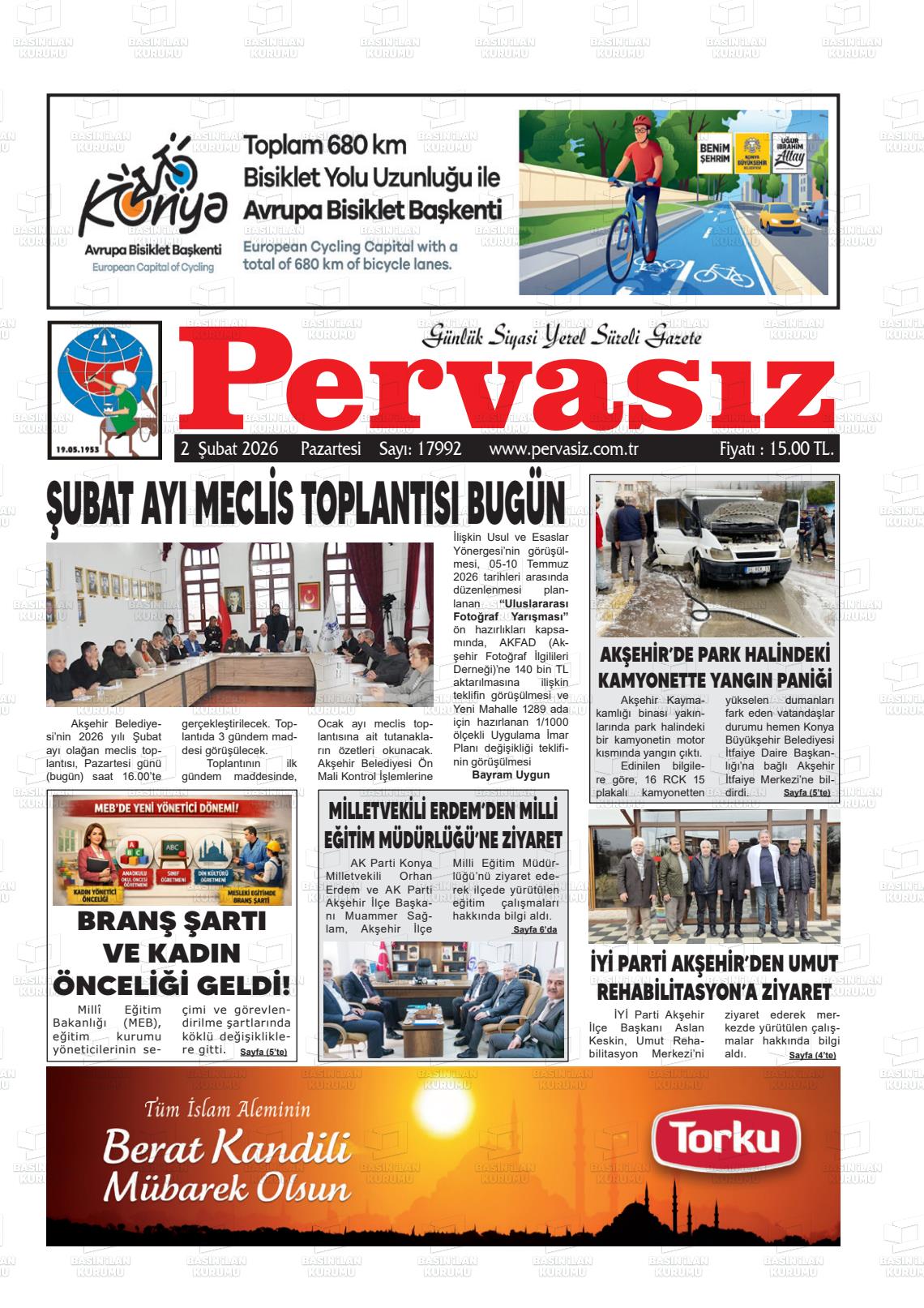 Konya Pervasiz 02.02.2026
